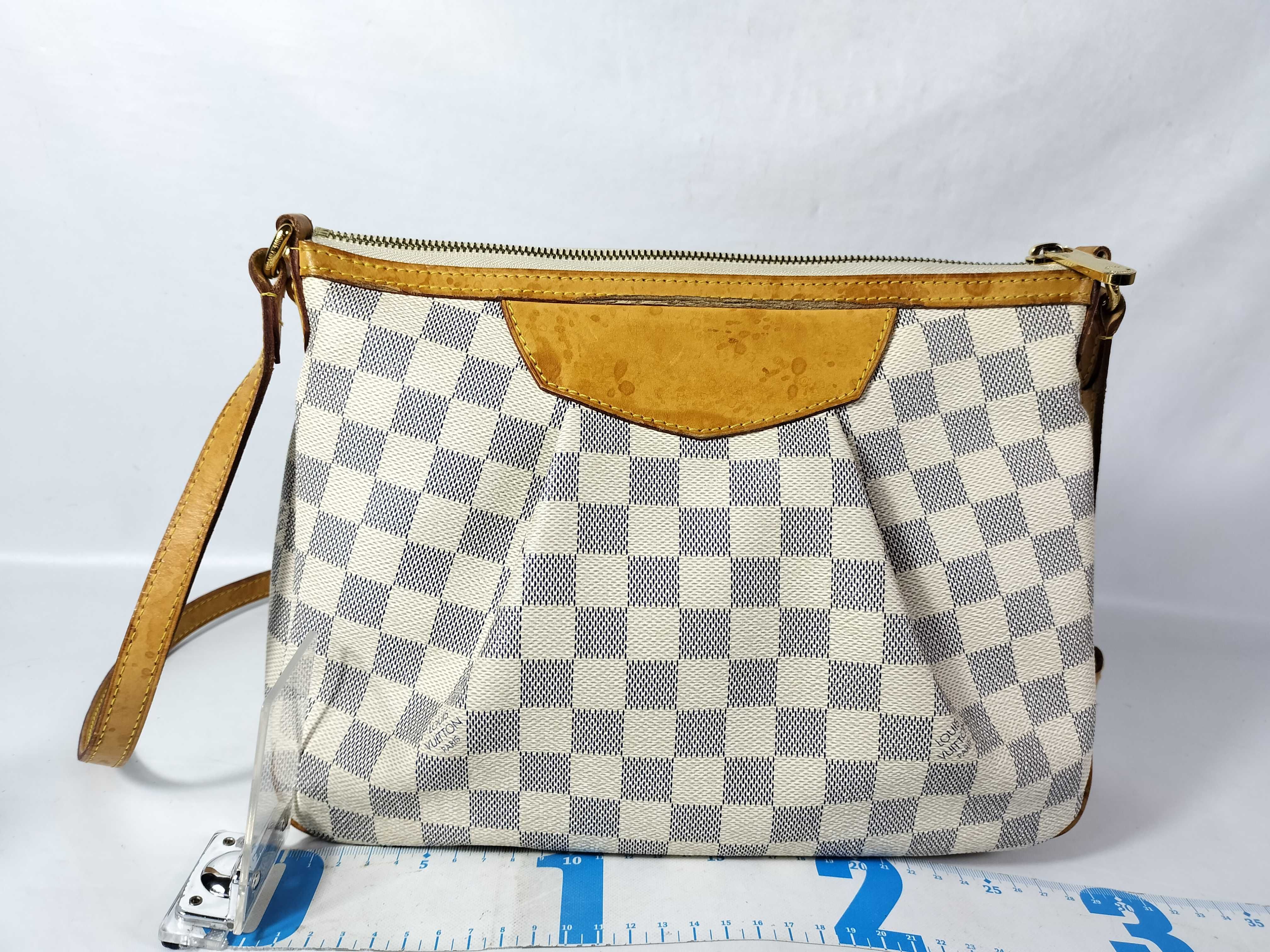 Monogram Graffiti Damier Azur Siracusa PM N41113 MI0192 Shoulder Bag — view 2