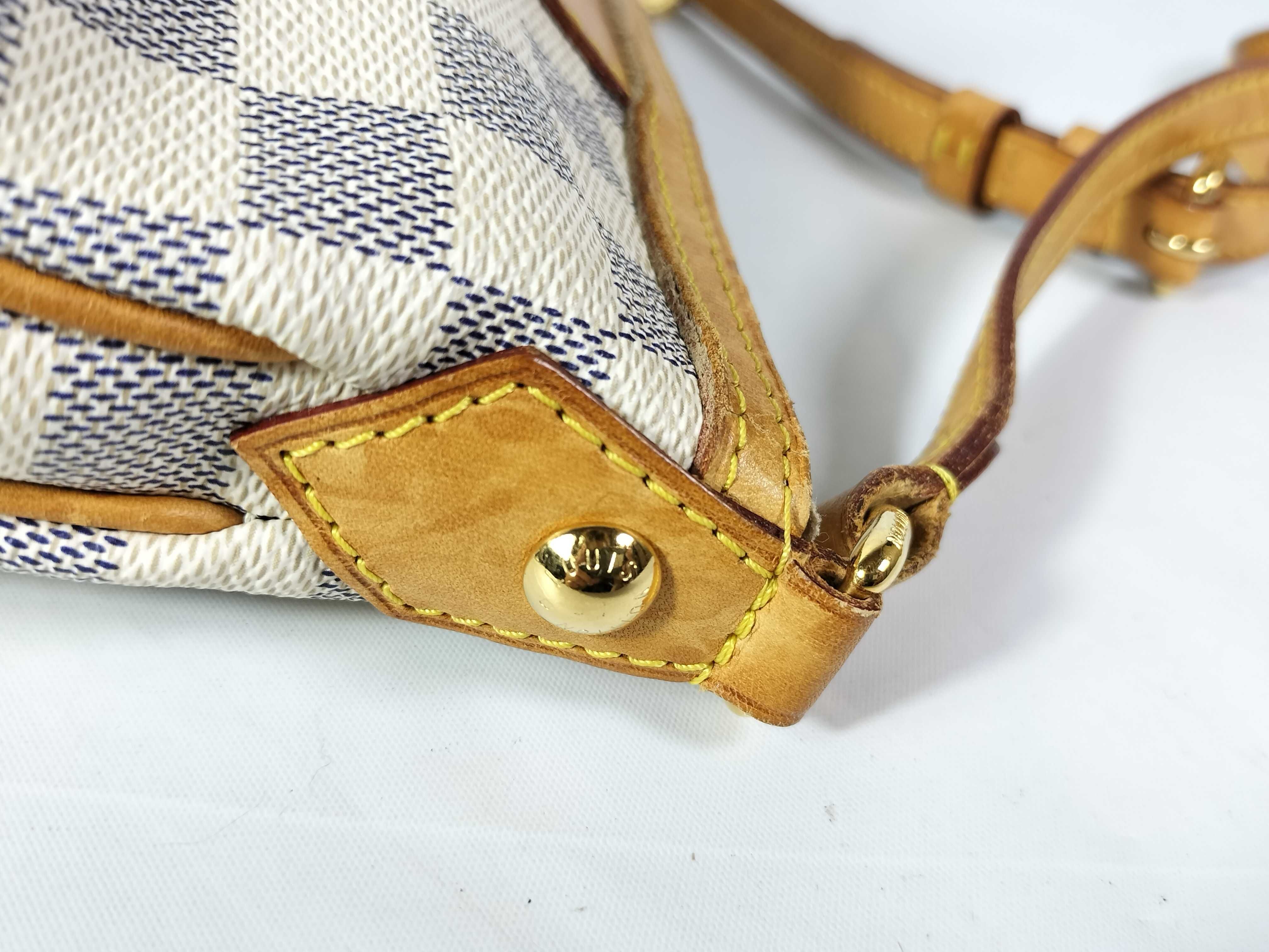 Monogram Graffiti Damier Azur Siracusa PM N41113 MI0192 Shoulder Bag — view 5