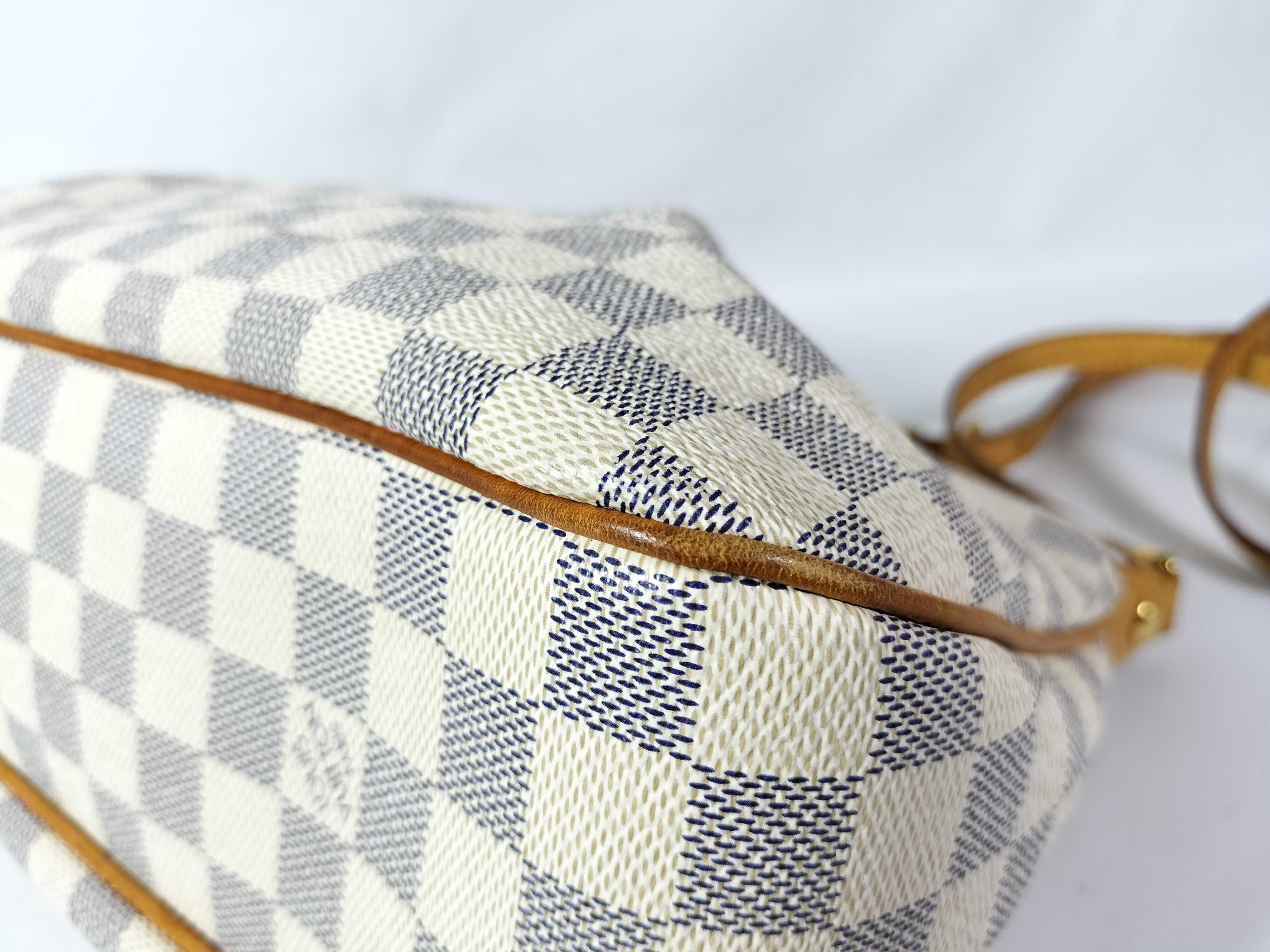 Monogram Graffiti Damier Azur Siracusa PM N41113 MI0192 Shoulder Bag — view 6