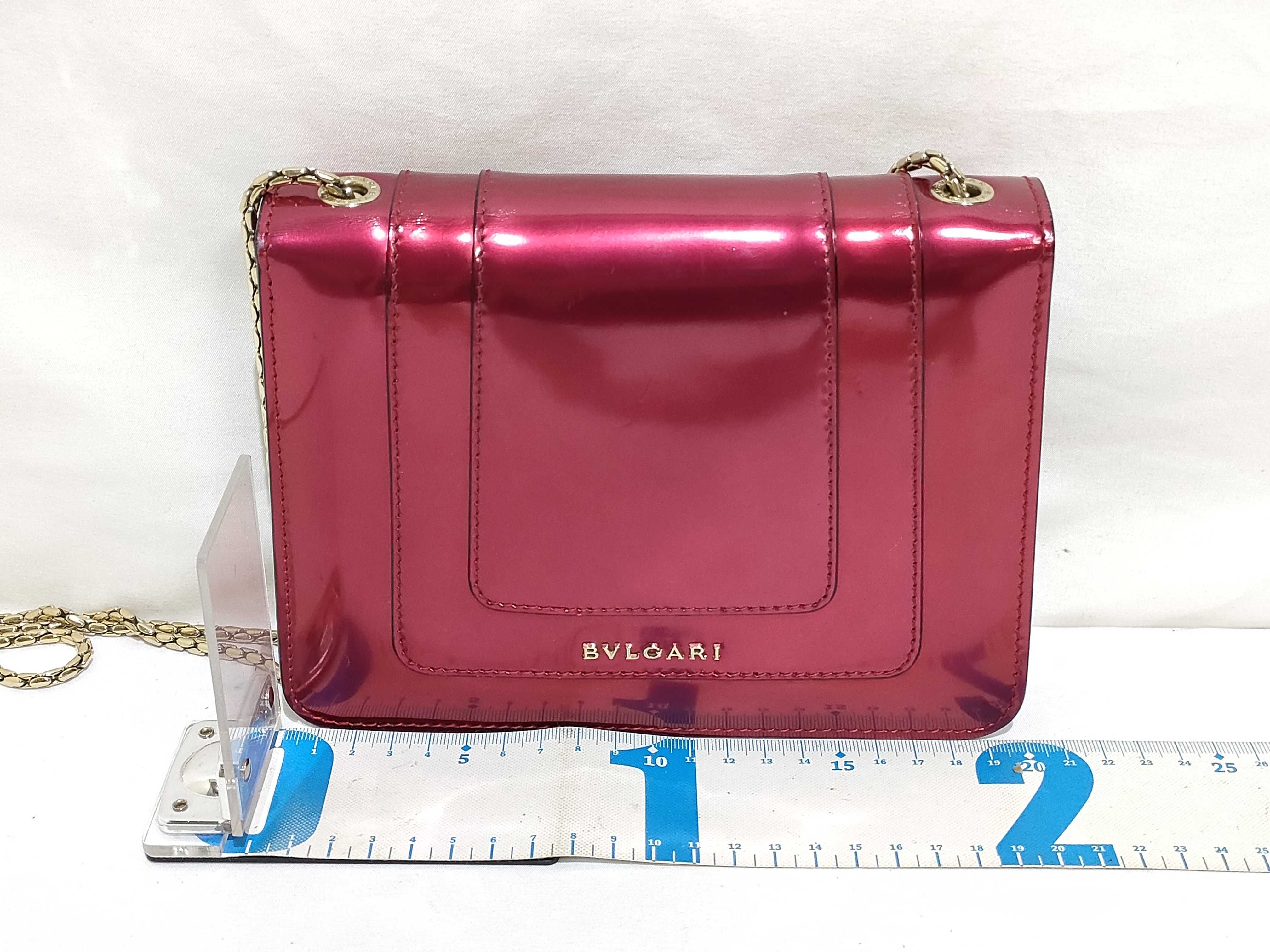 Bulgari Chain Shoulder Bag Patent Shoulder Bag — view 2