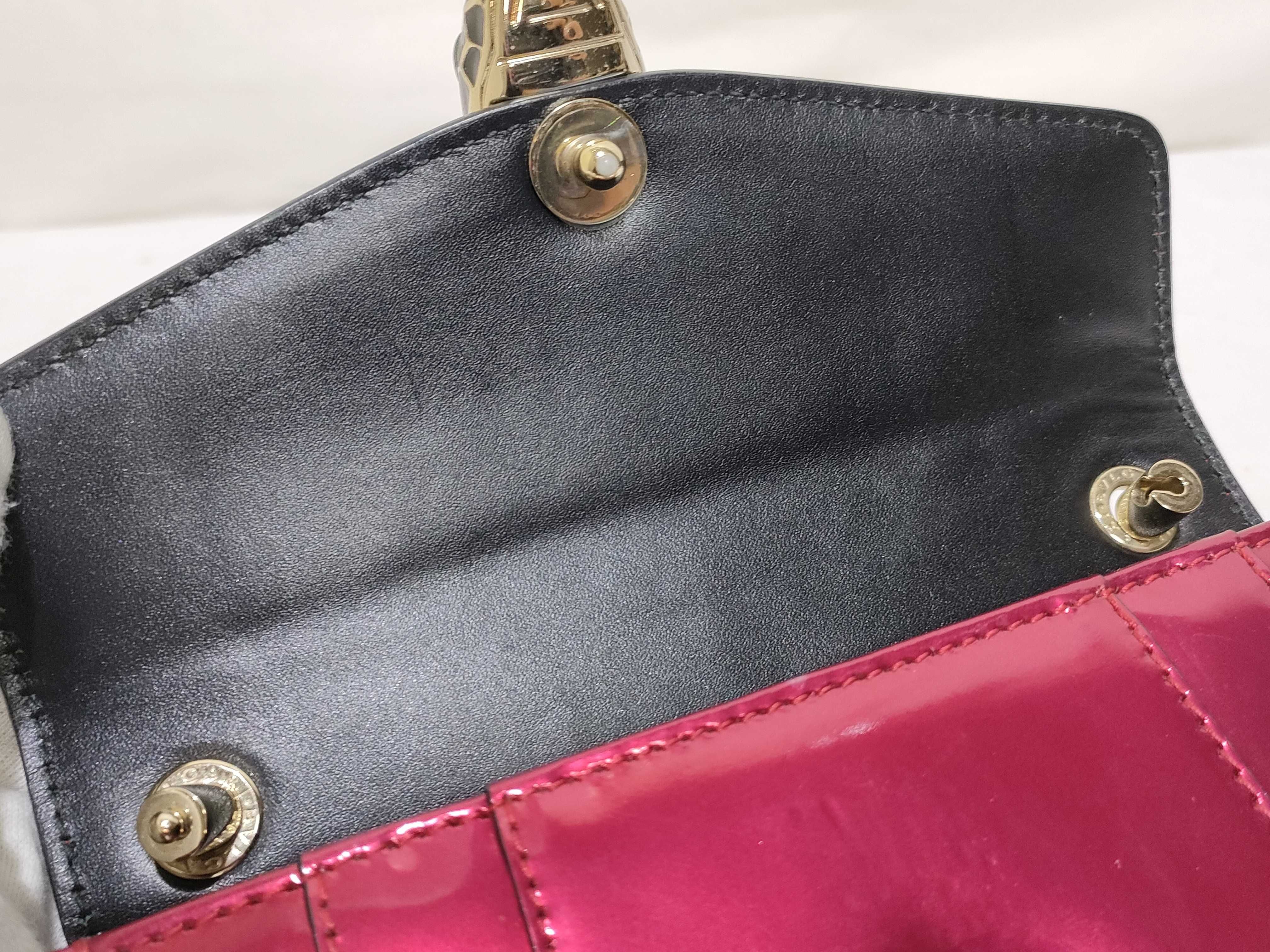 Bulgari Chain Shoulder Bag Patent Shoulder Bag — view 11