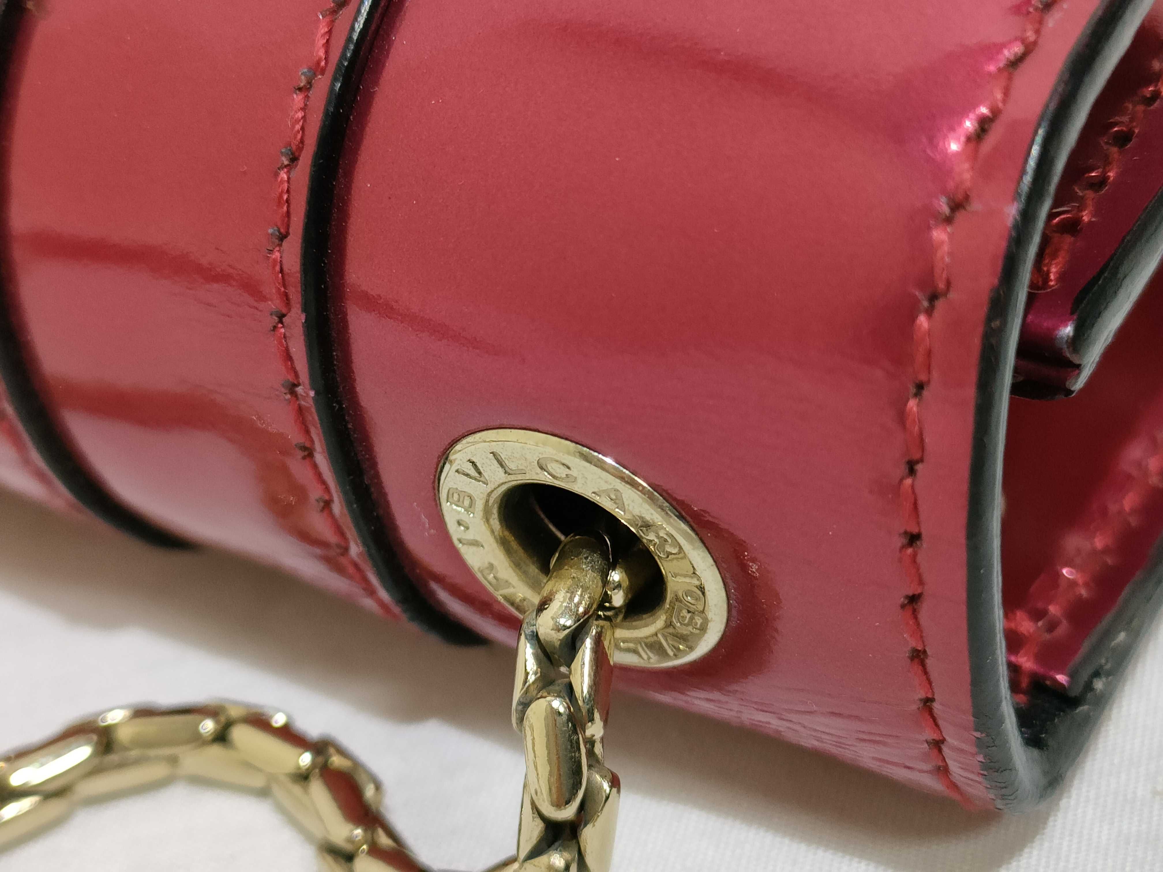 Bulgari Chain Shoulder Bag Patent Shoulder Bag — view 5