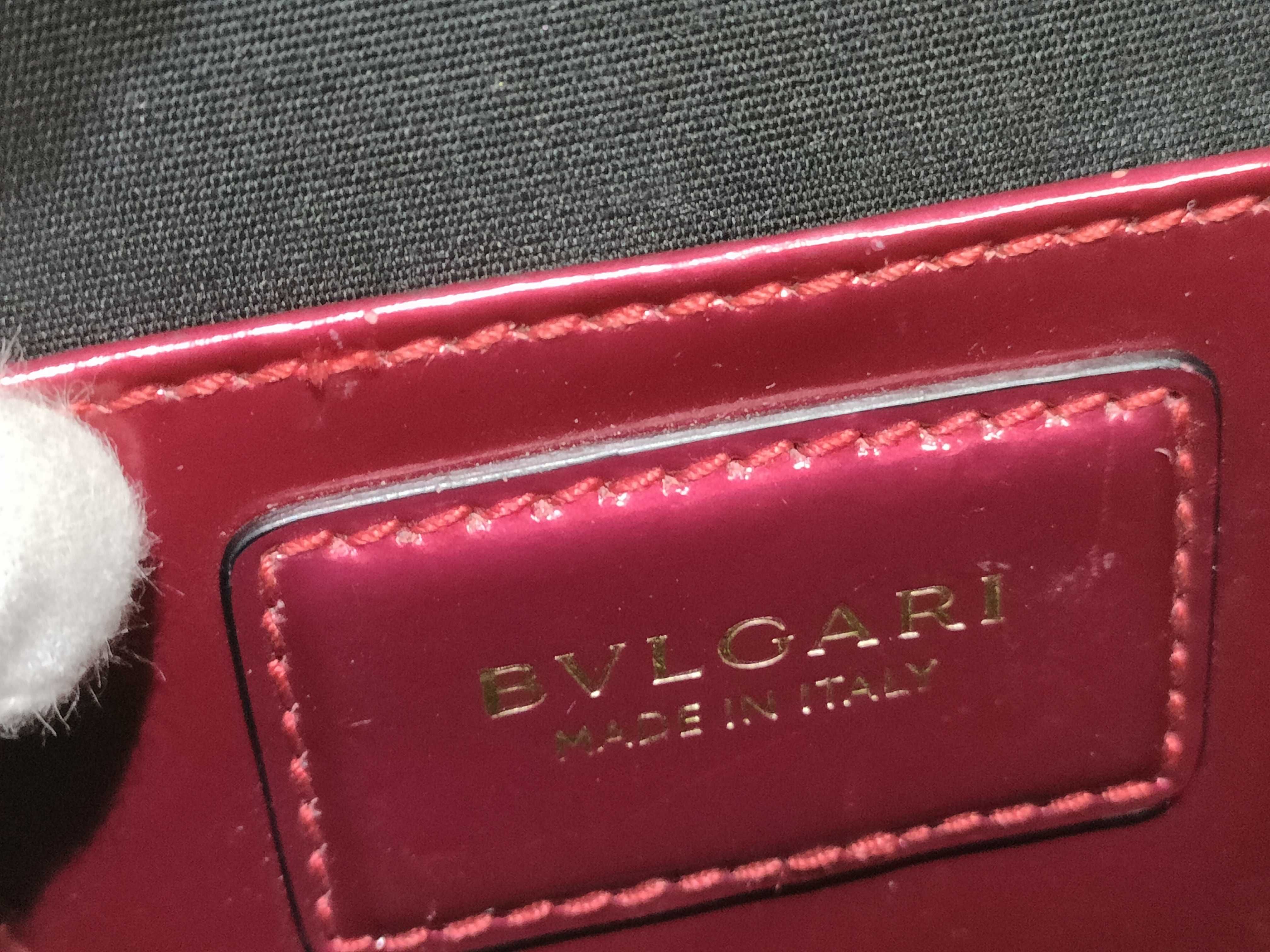 Bulgari Chain Shoulder Bag Patent Shoulder Bag — view 10
