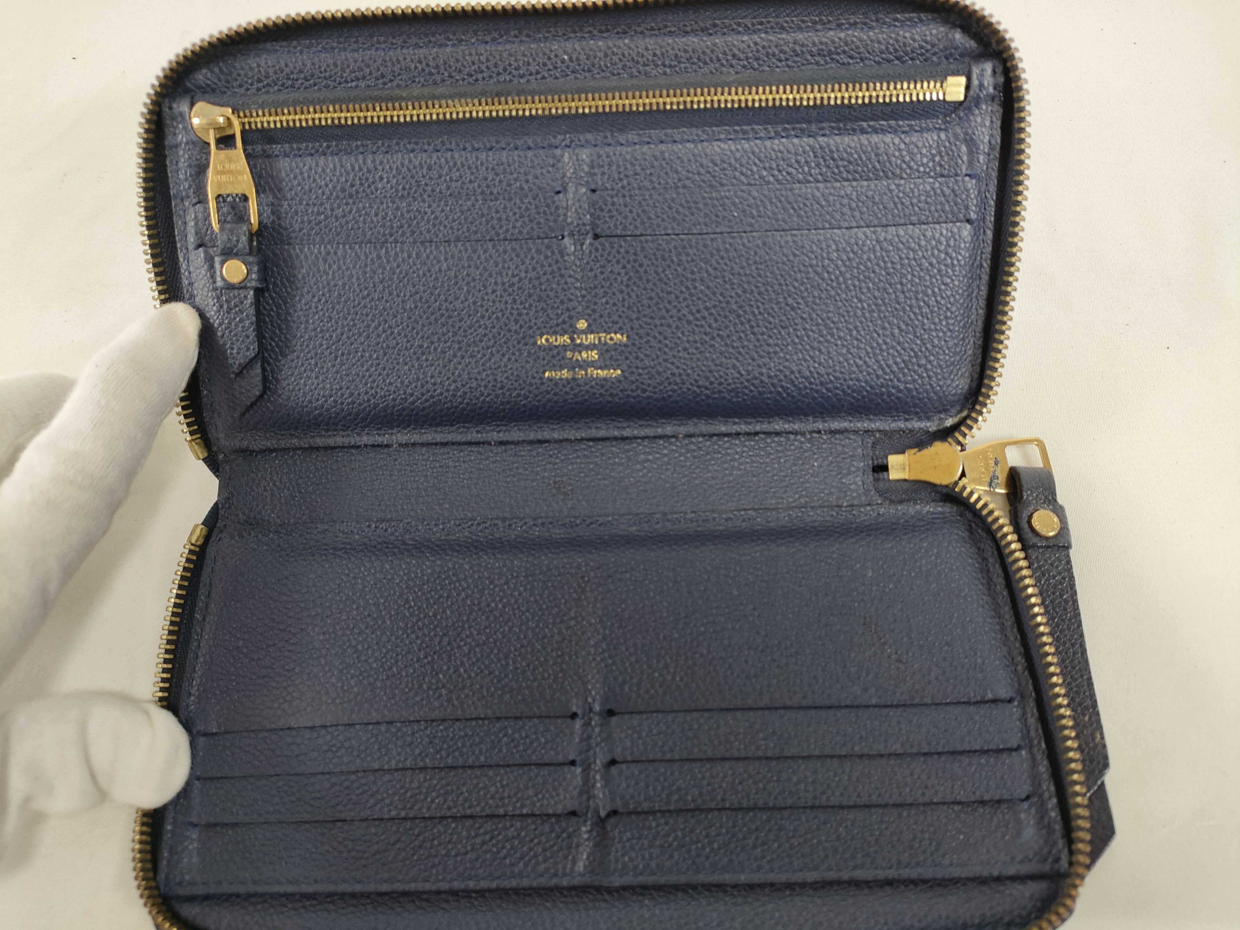 Monogram Empreinte Monogram Round Zip Long Wallet — view 8