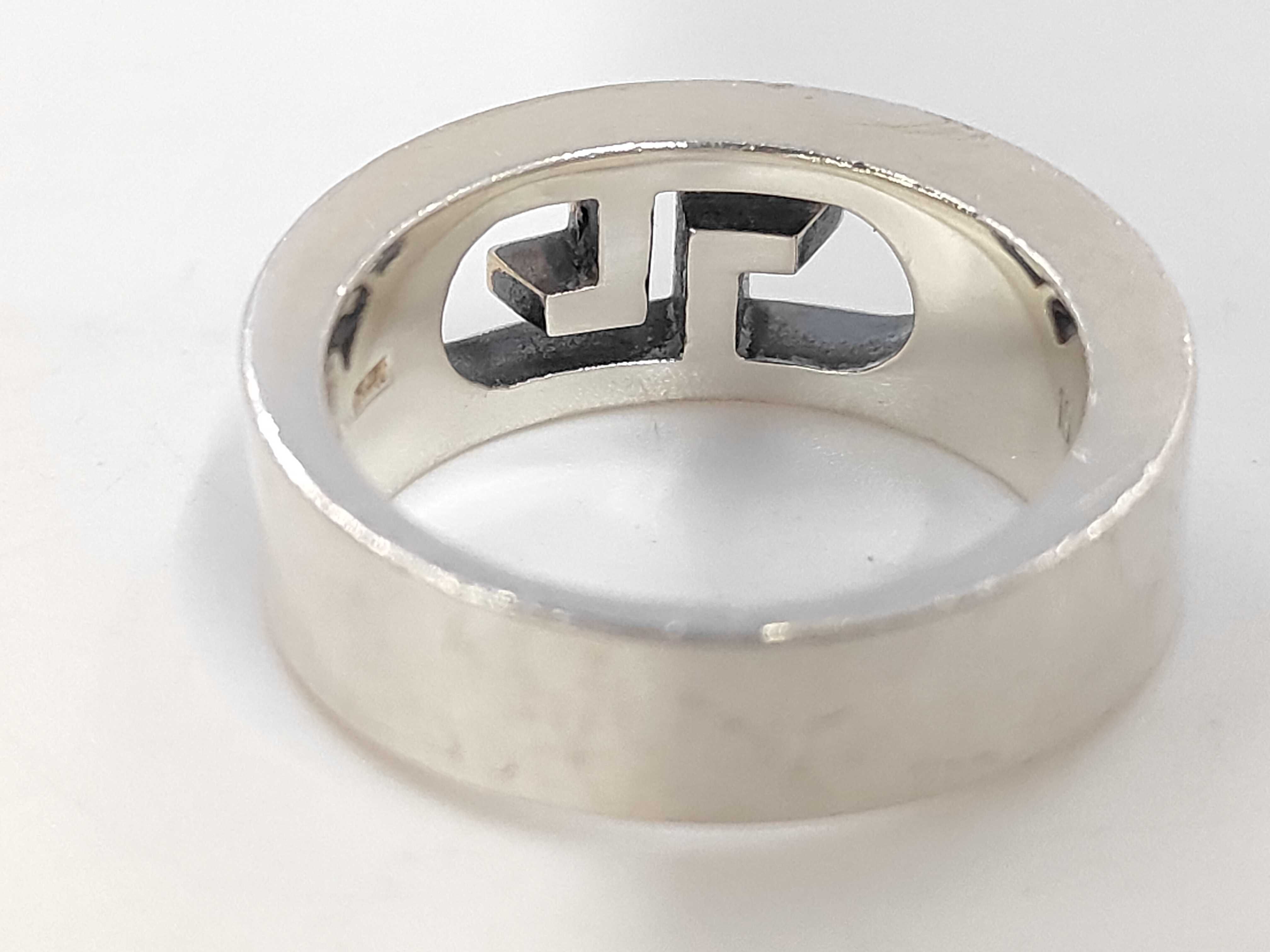 ring, 925 sterling silver, 10.8g, size #18. — view 4