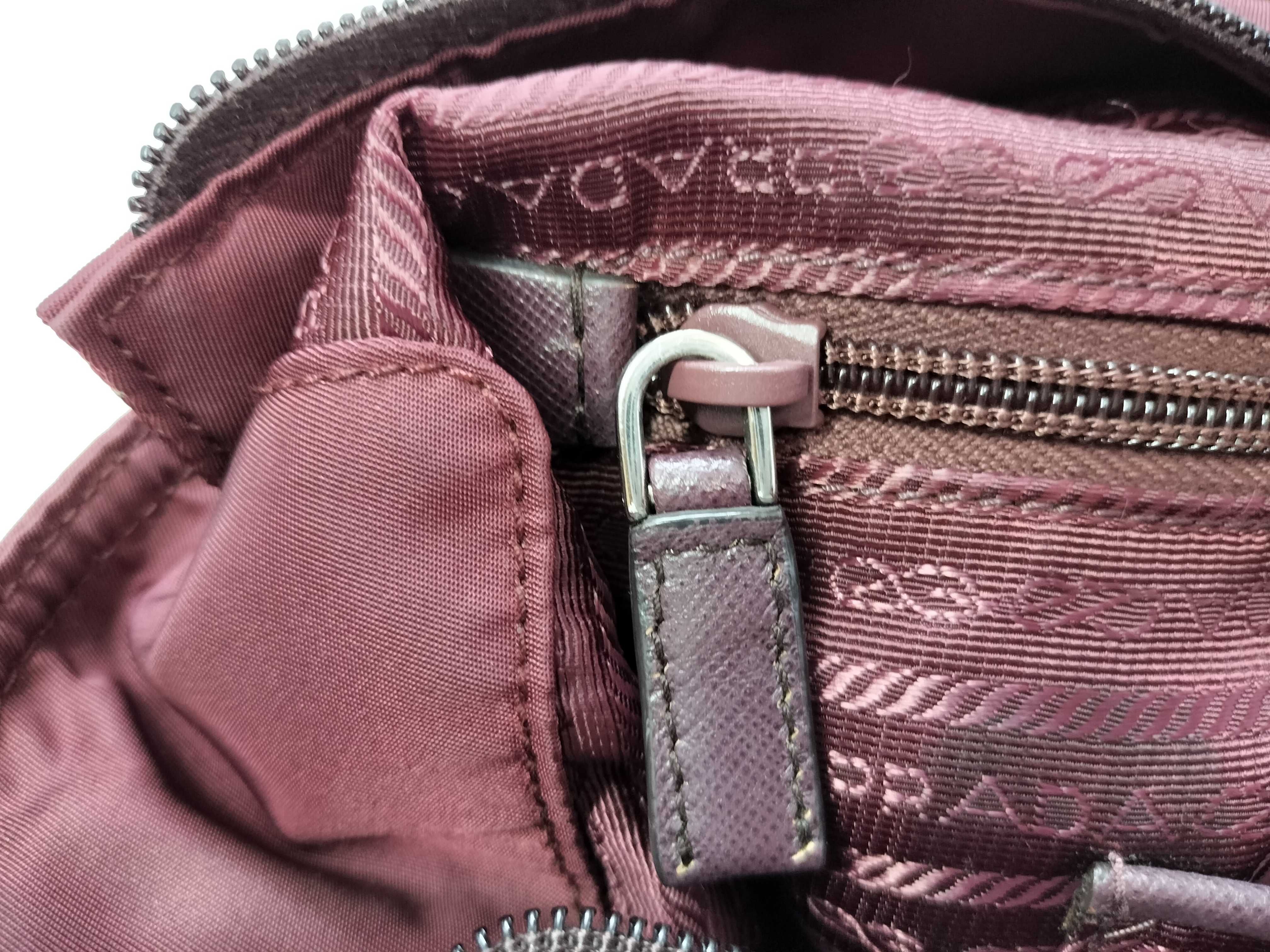 Nylon Prada Current Model Saffiano Tote Bag 2-way Nylon Triangle Logo Tote Bag — view 12