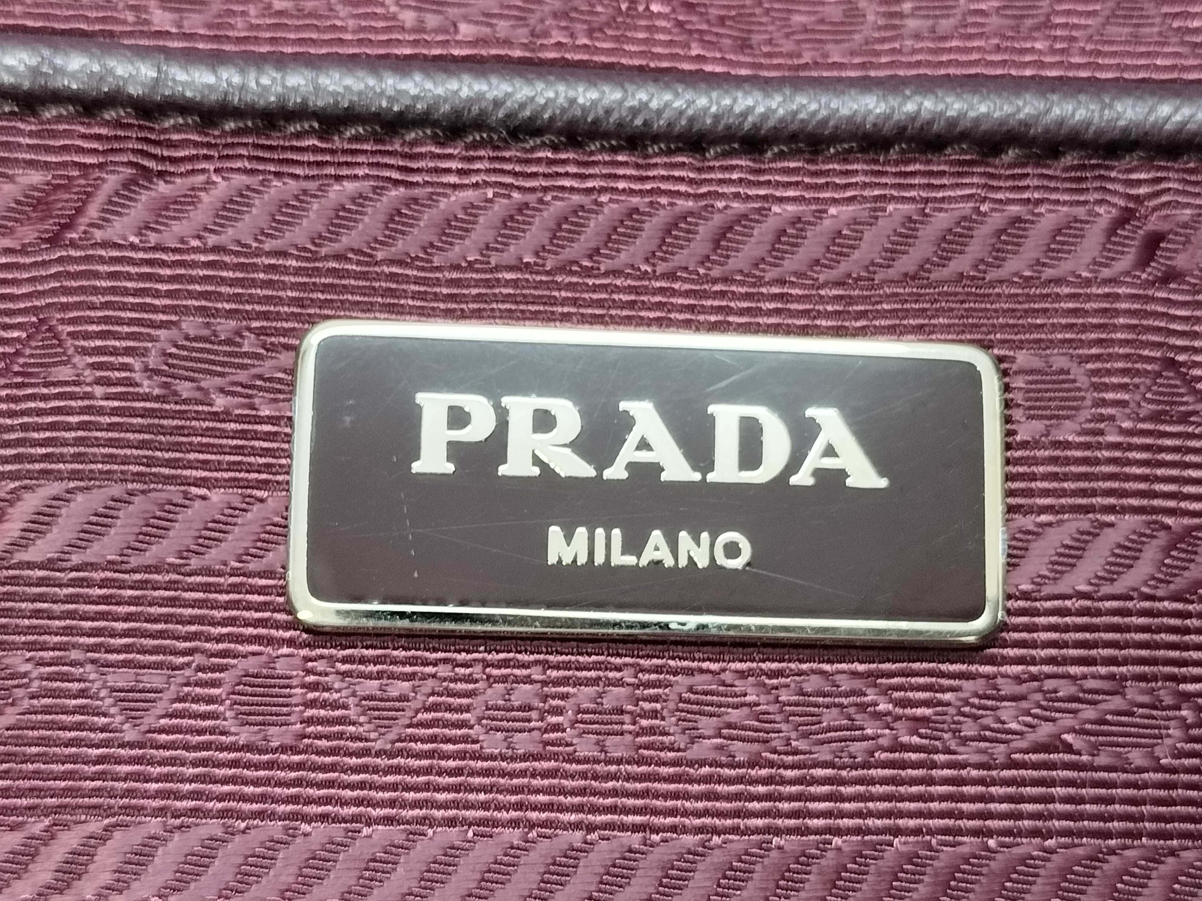 Nylon Prada Current Model Saffiano Tote Bag 2-way Nylon Triangle Logo Tote Bag — view 9