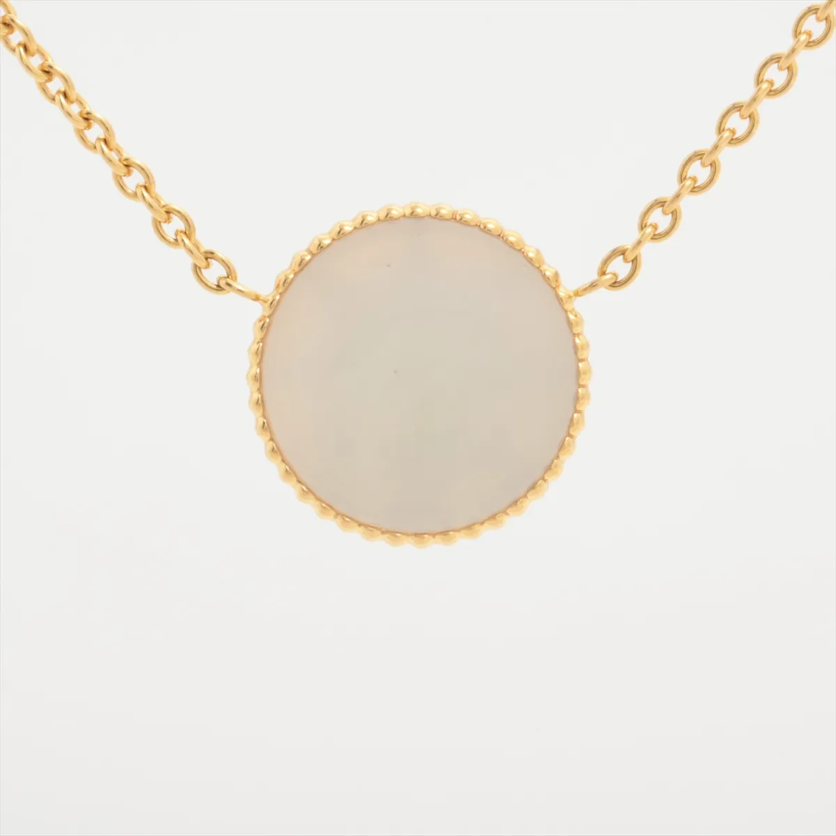 Rose des Vents 1P Shell Diamond Necklace 750 (YG) 4.6g 397752 Shell has — view 2