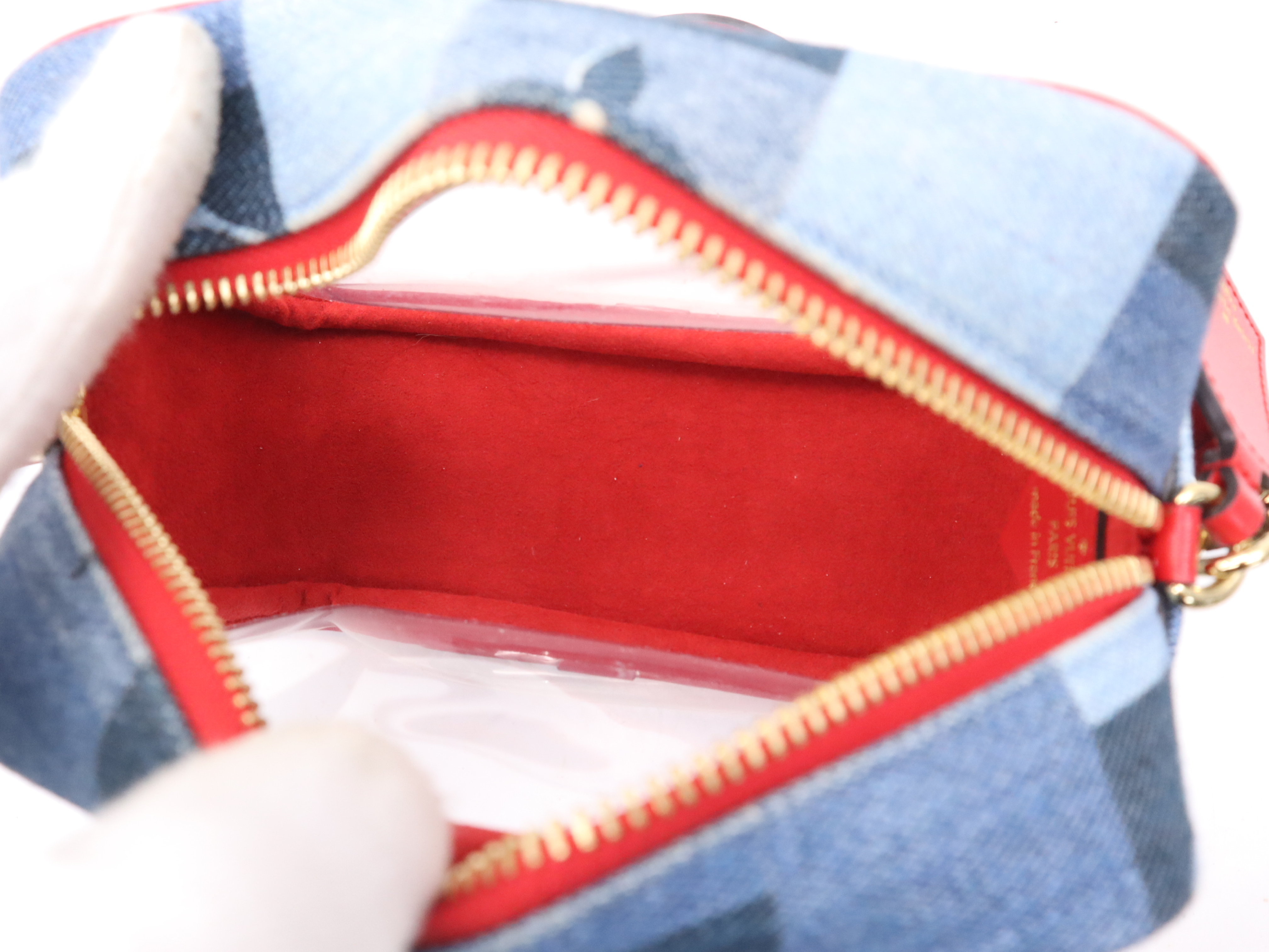 M68765 Denim Beach Pouch with Shoulder Strap, Shoulder Bag — view 9