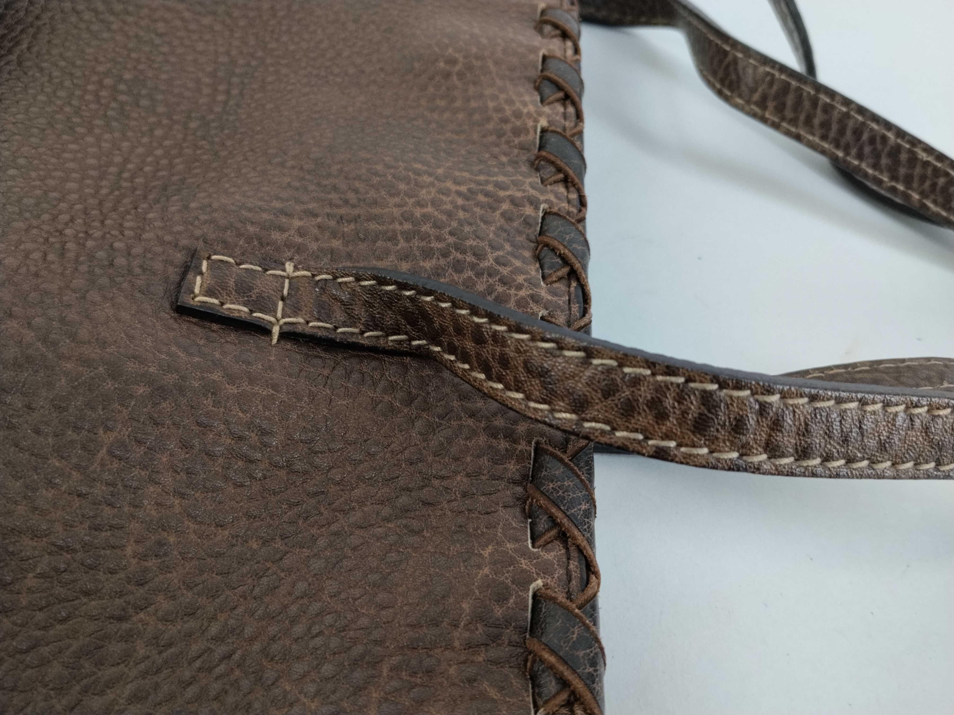 Bamboo Leather Fringe Tote Bag — view 5