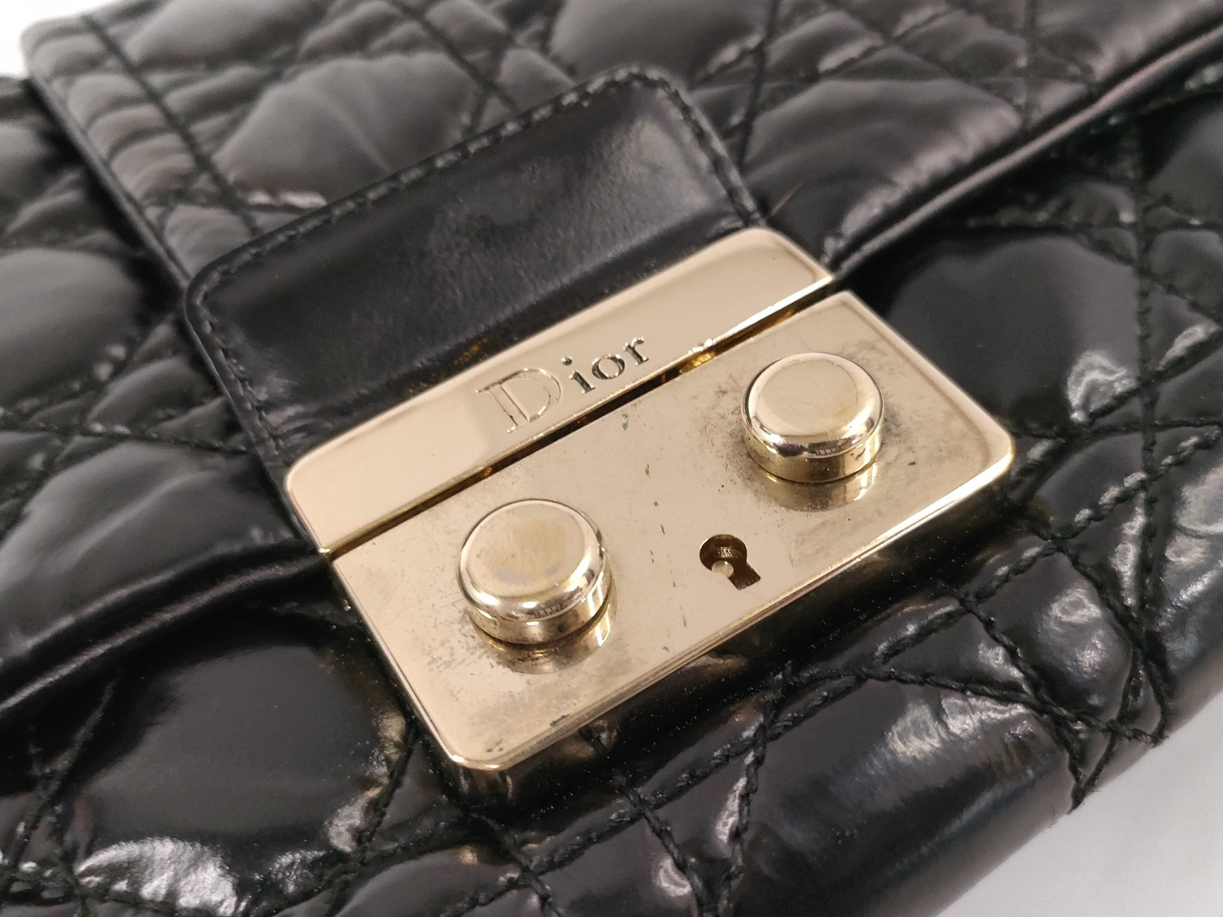 Cannage Chain Bag, Black Handbag — view 8