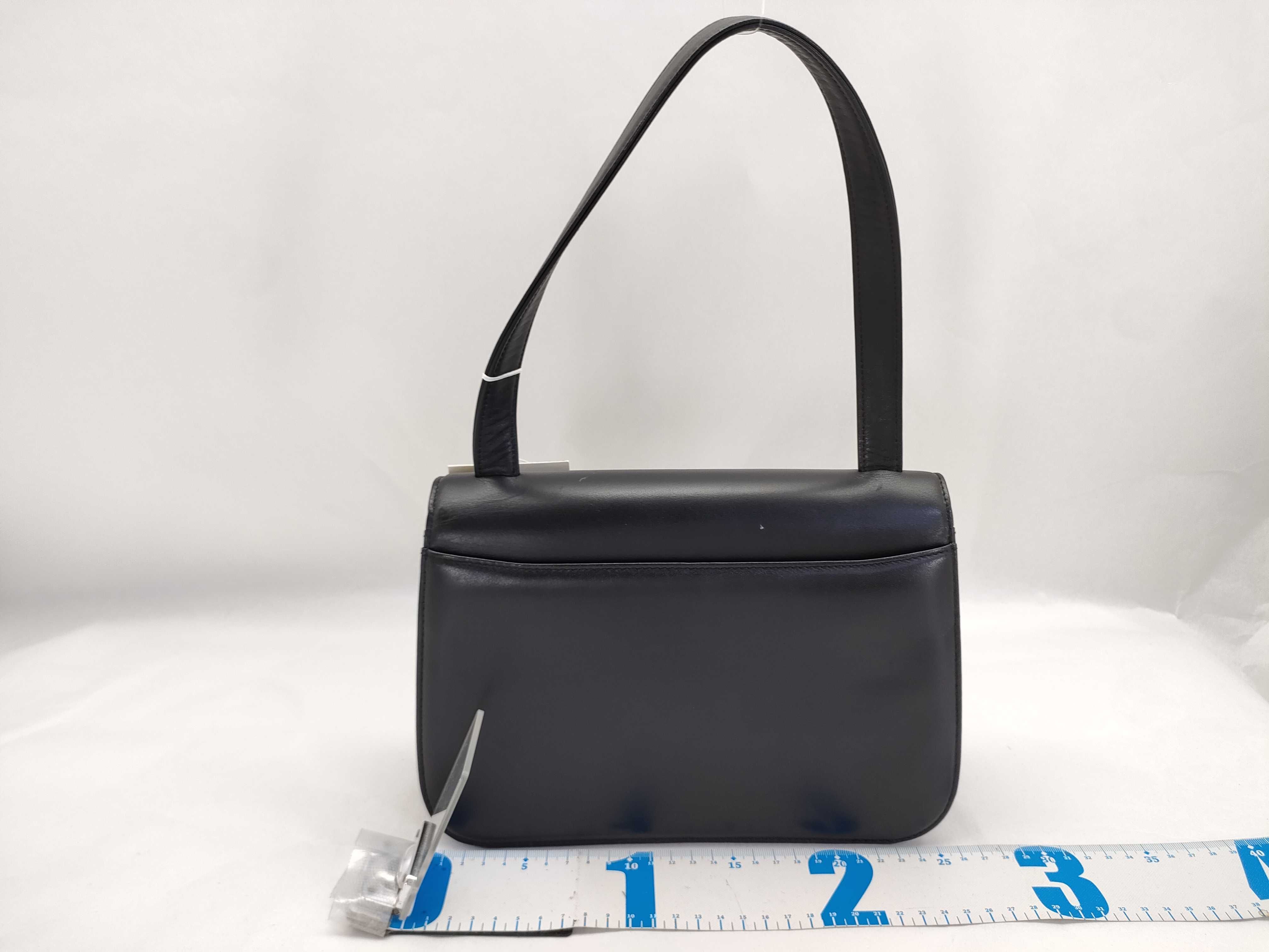 bag, gold button shoulder bag — view 2