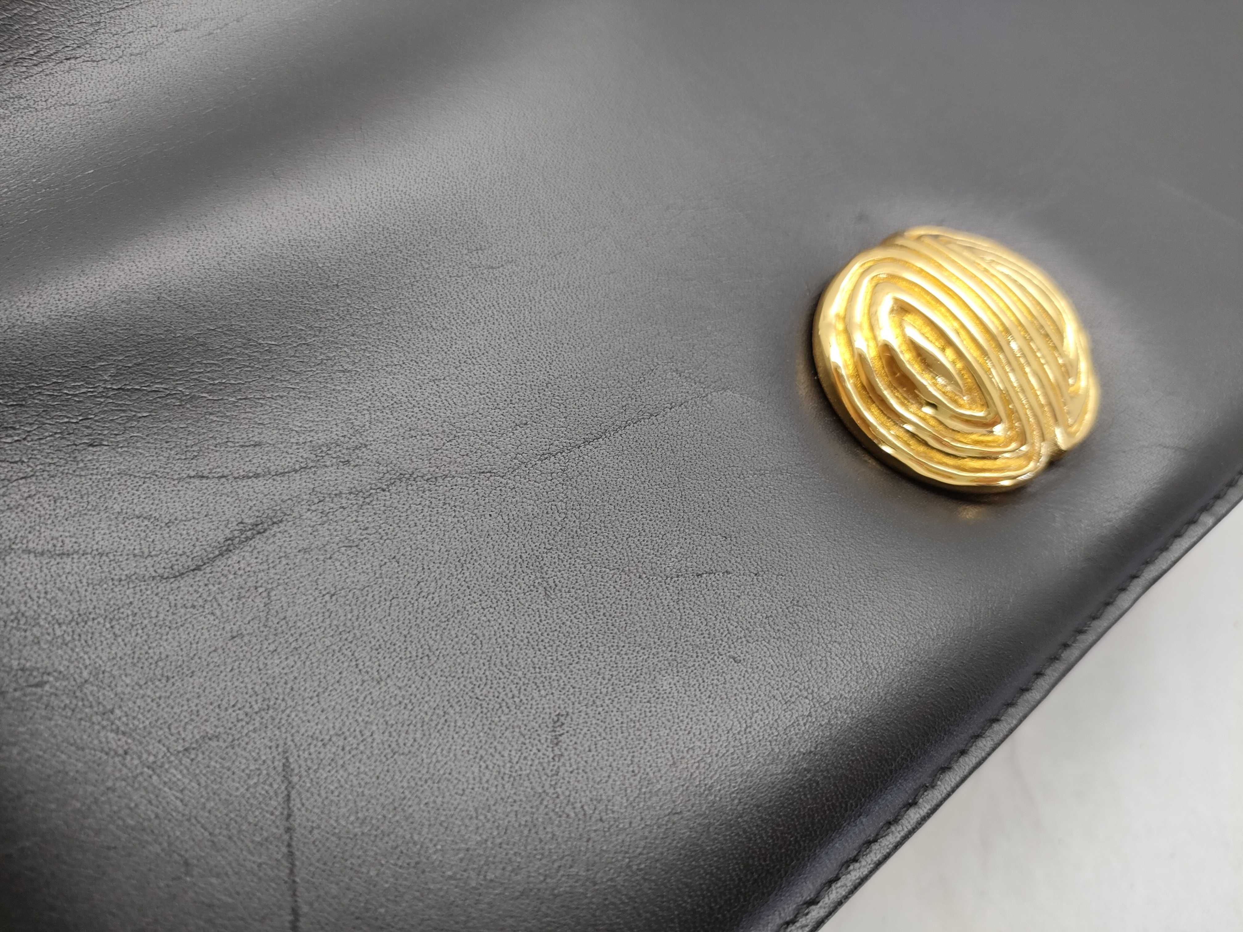 bag, gold button shoulder bag — view 14