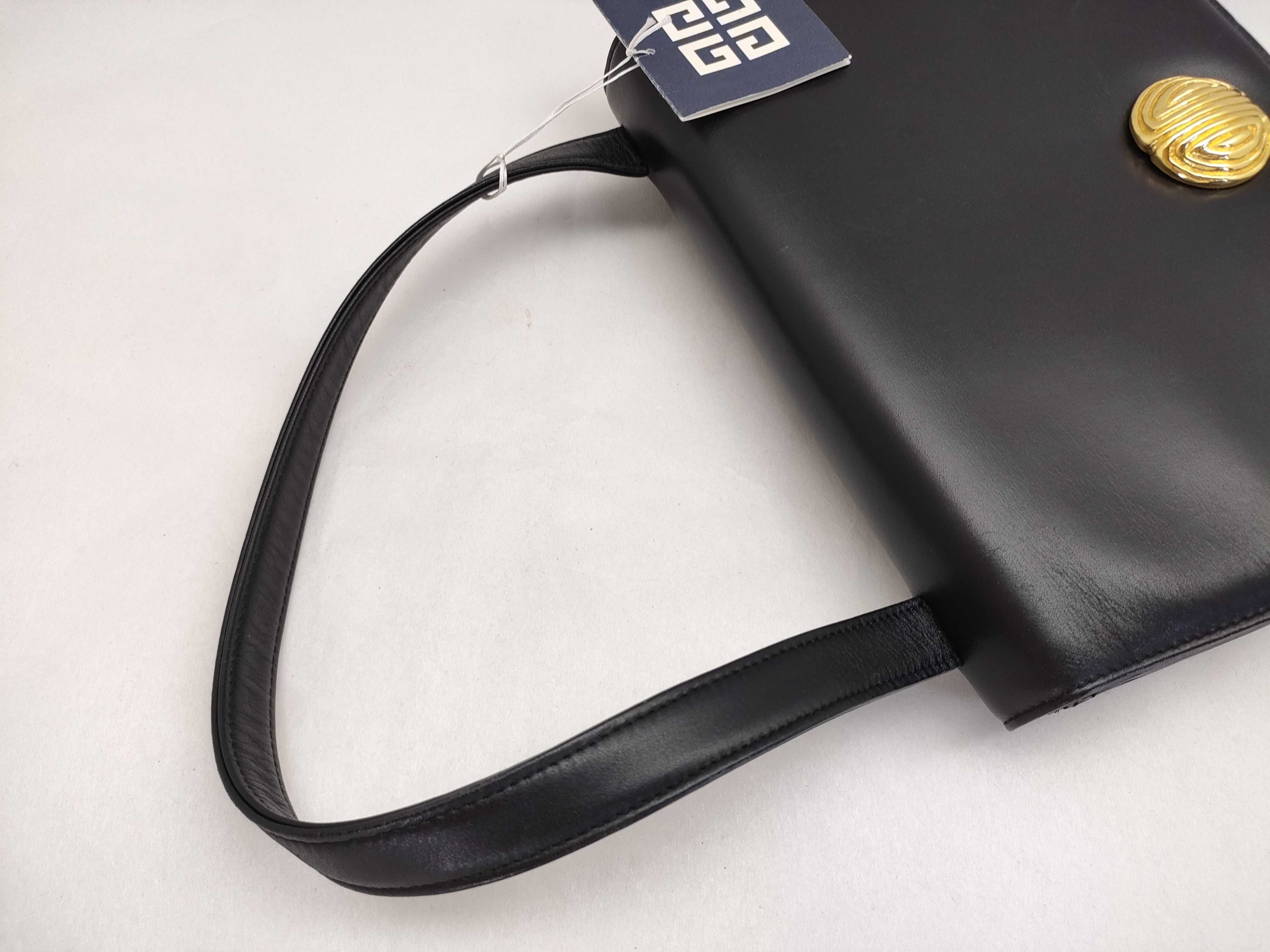 bag, gold button shoulder bag — view 3
