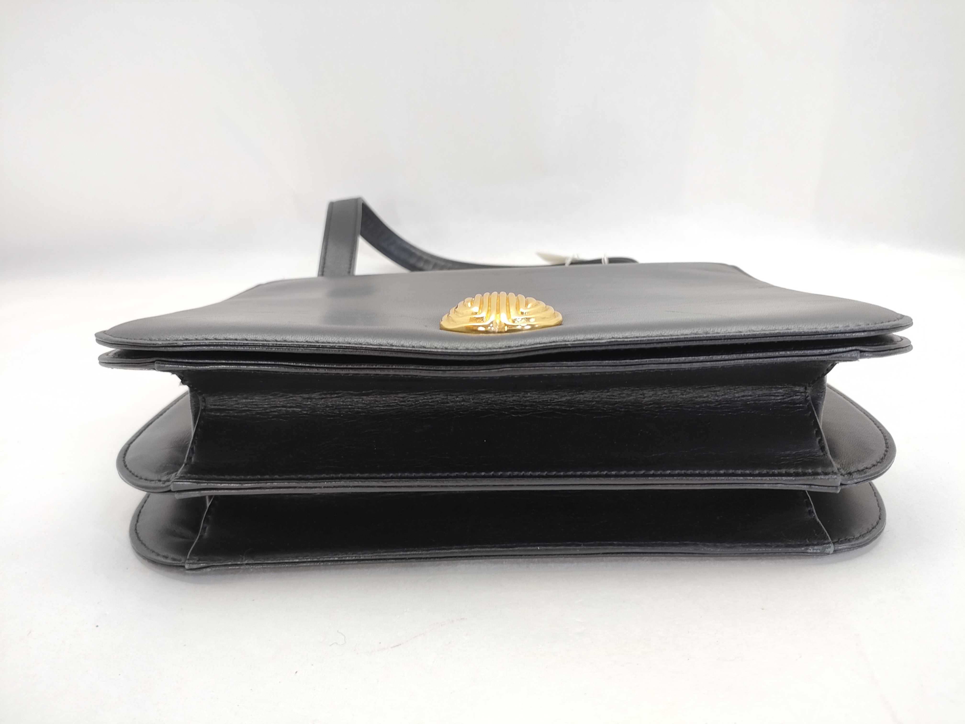bag, gold button shoulder bag — view 7