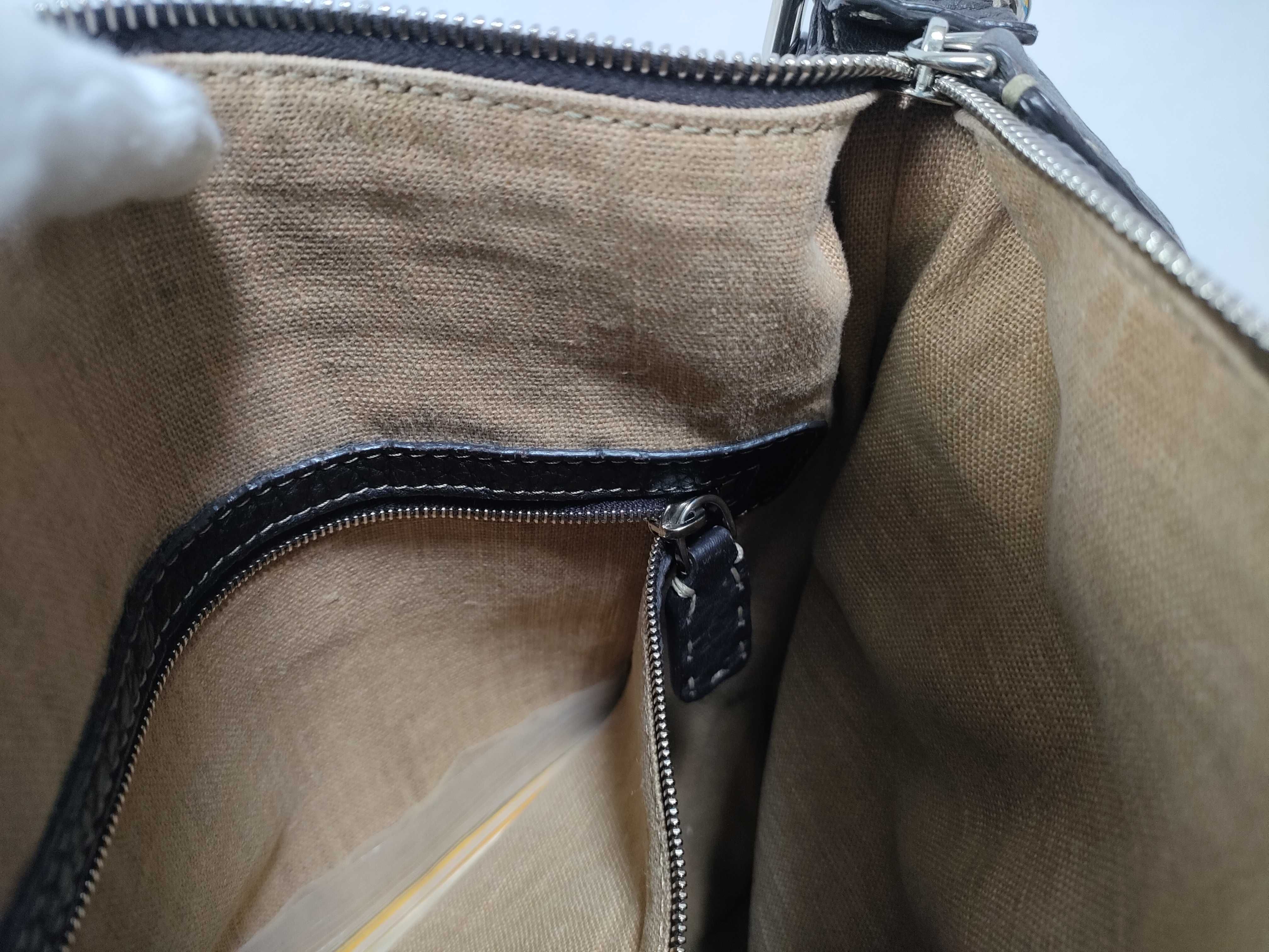 Selleria Leather Shoulder Bag, Brown — view 14
