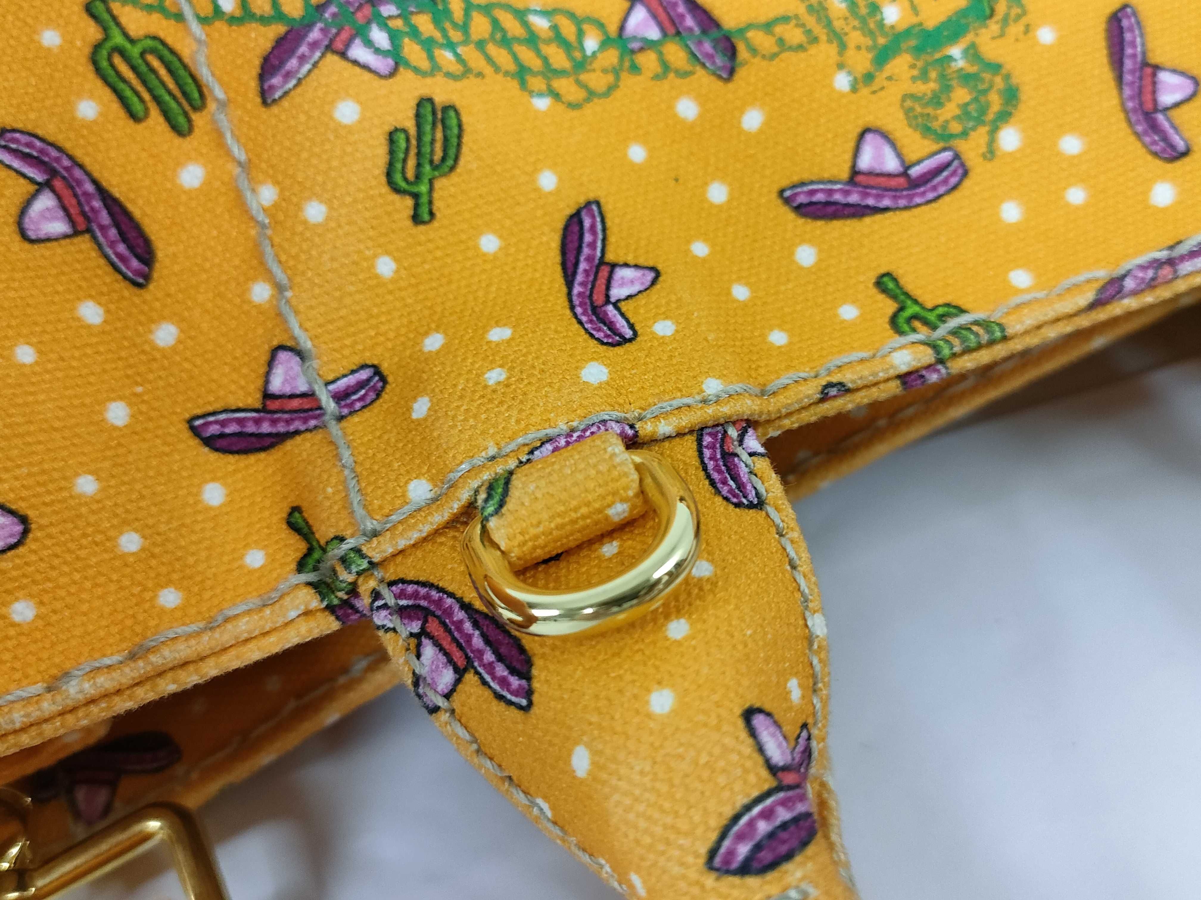 Canapa Mini 2-Way Tote Bag, Mexican Pattern Tote Bag — view 5