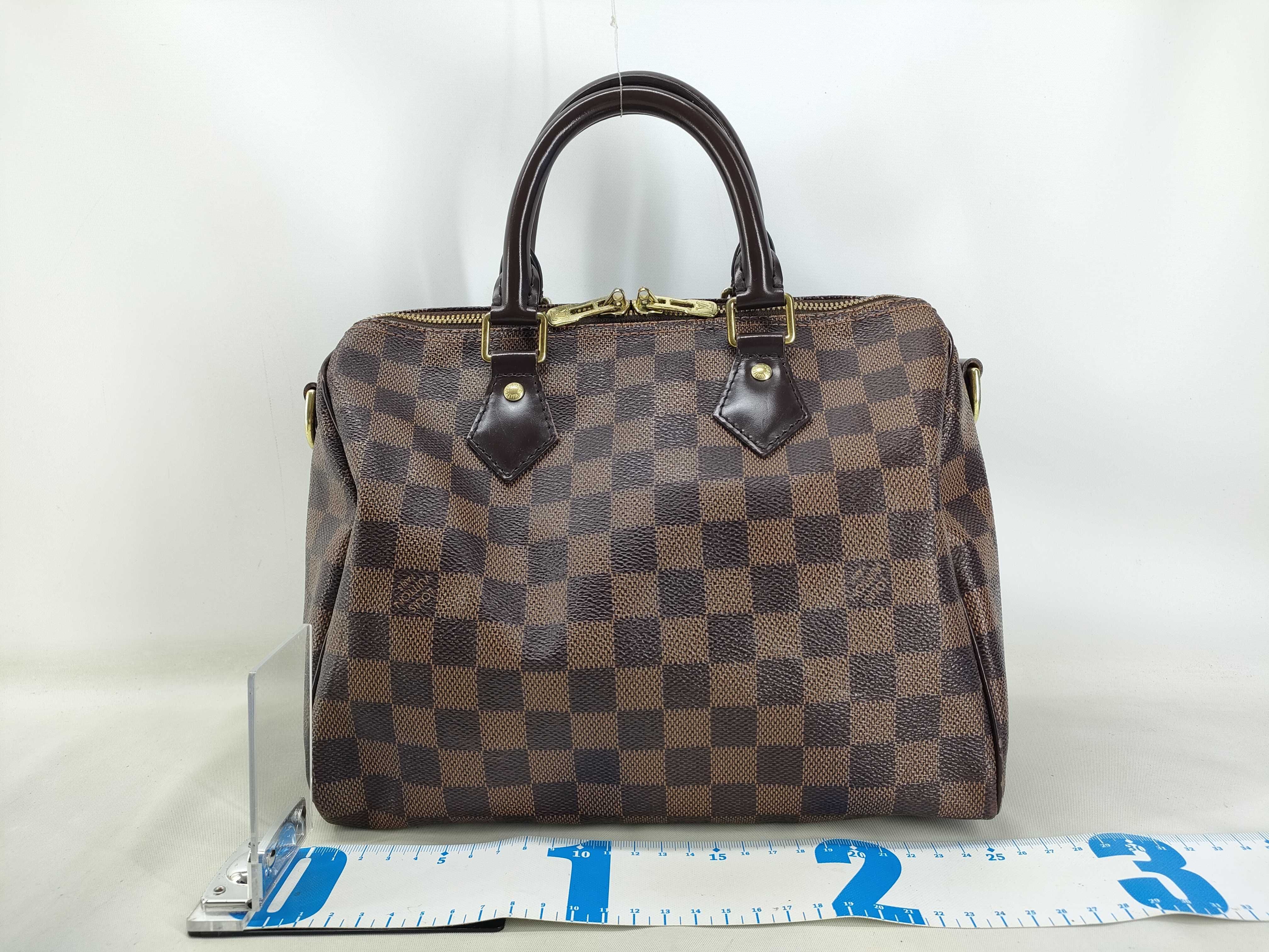 Damier Speedy Bandoulière 25 N41368 Brown AA3164 Boston Bag — view 2