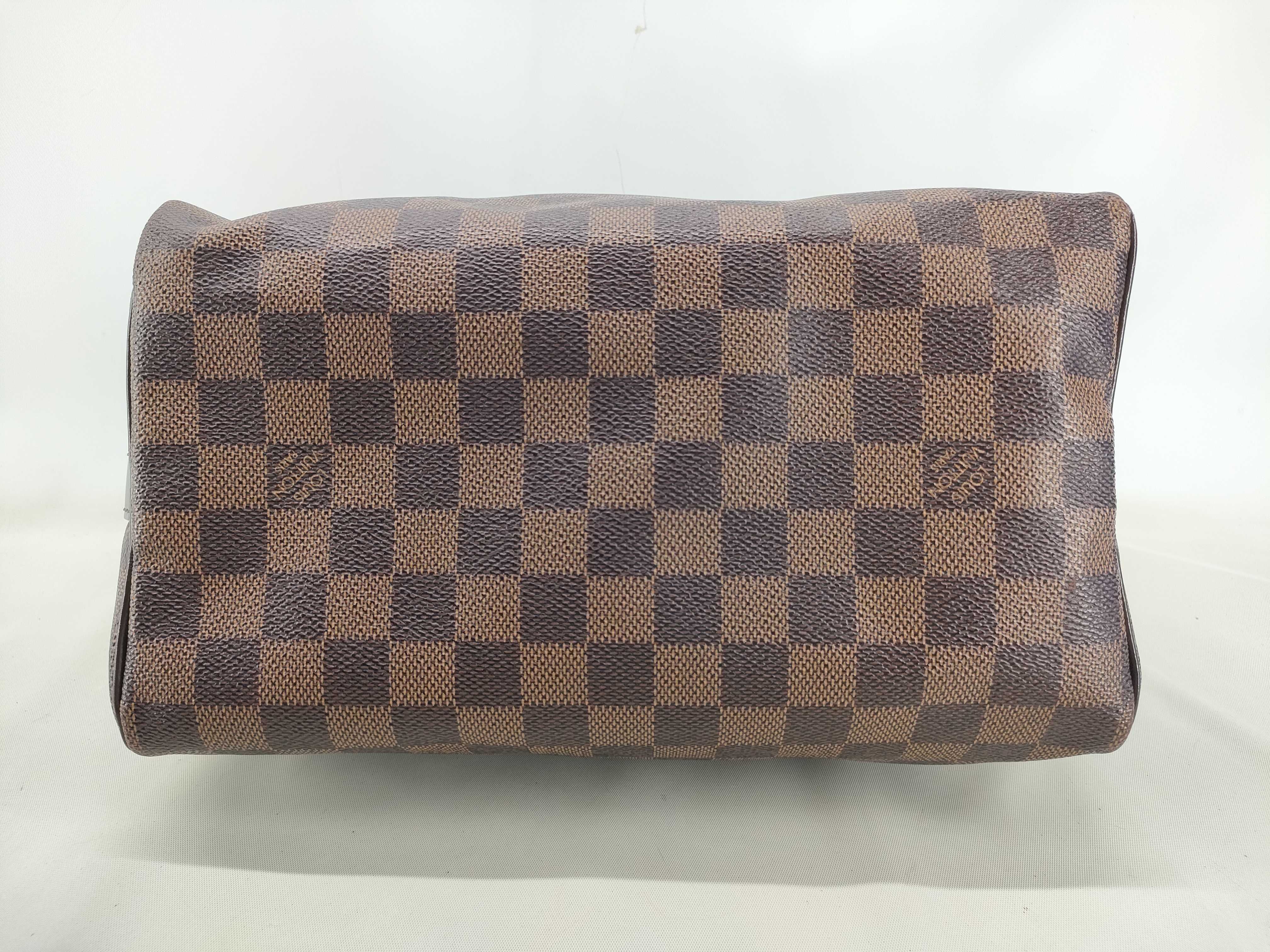 Damier Speedy Bandoulière 25 N41368 Brown AA3164 Boston Bag — view 3