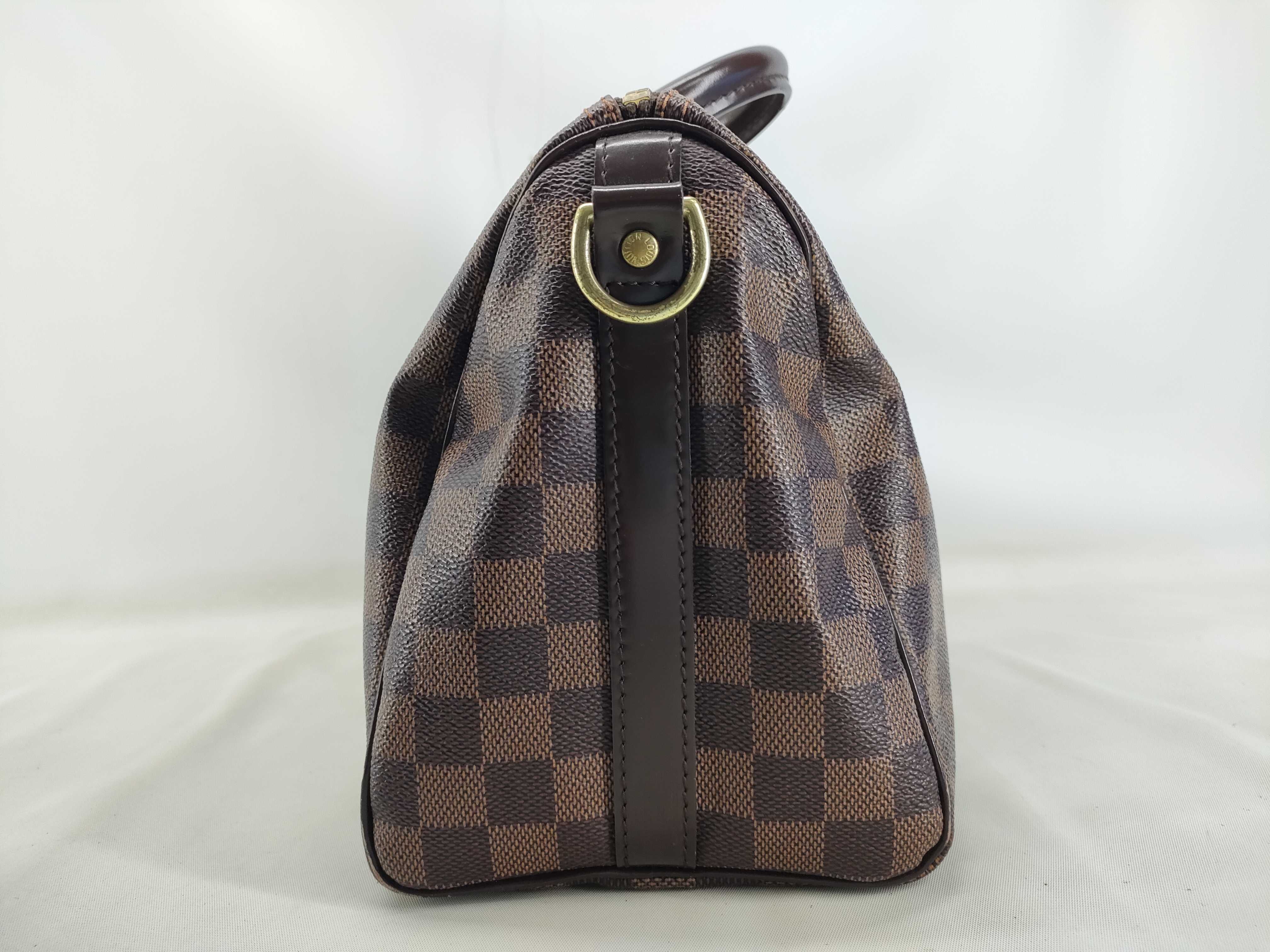 Damier Speedy Bandoulière 25 N41368 Brown AA3164 Boston Bag — view 6