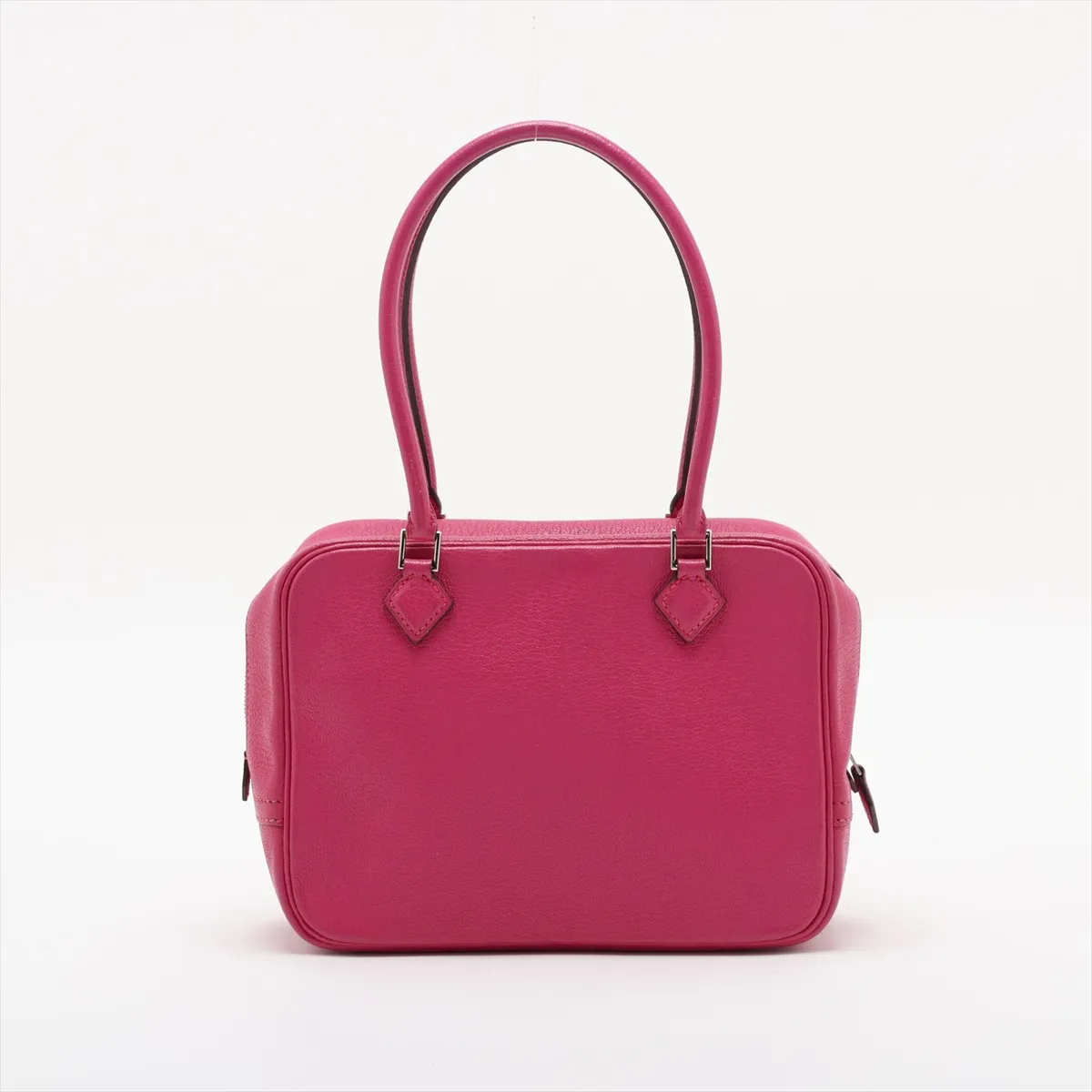 Hermès Plume 20 Chevre Rose Shocking Silver Hardware K: 2007 — view 2