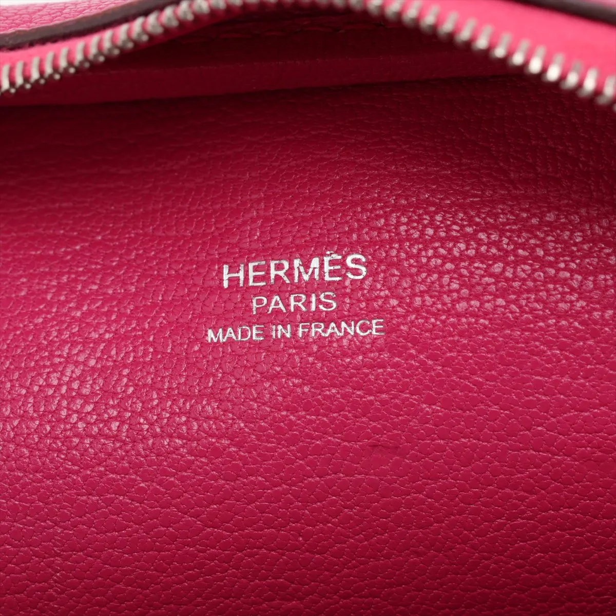 Hermès Plume 20 Chevre Rose Shocking Silver Hardware K: 2007 — view 8