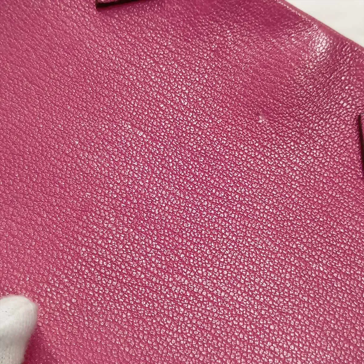 Hermès Plume 20 Chevre Rose Shocking Silver Hardware K: 2007 — view 10