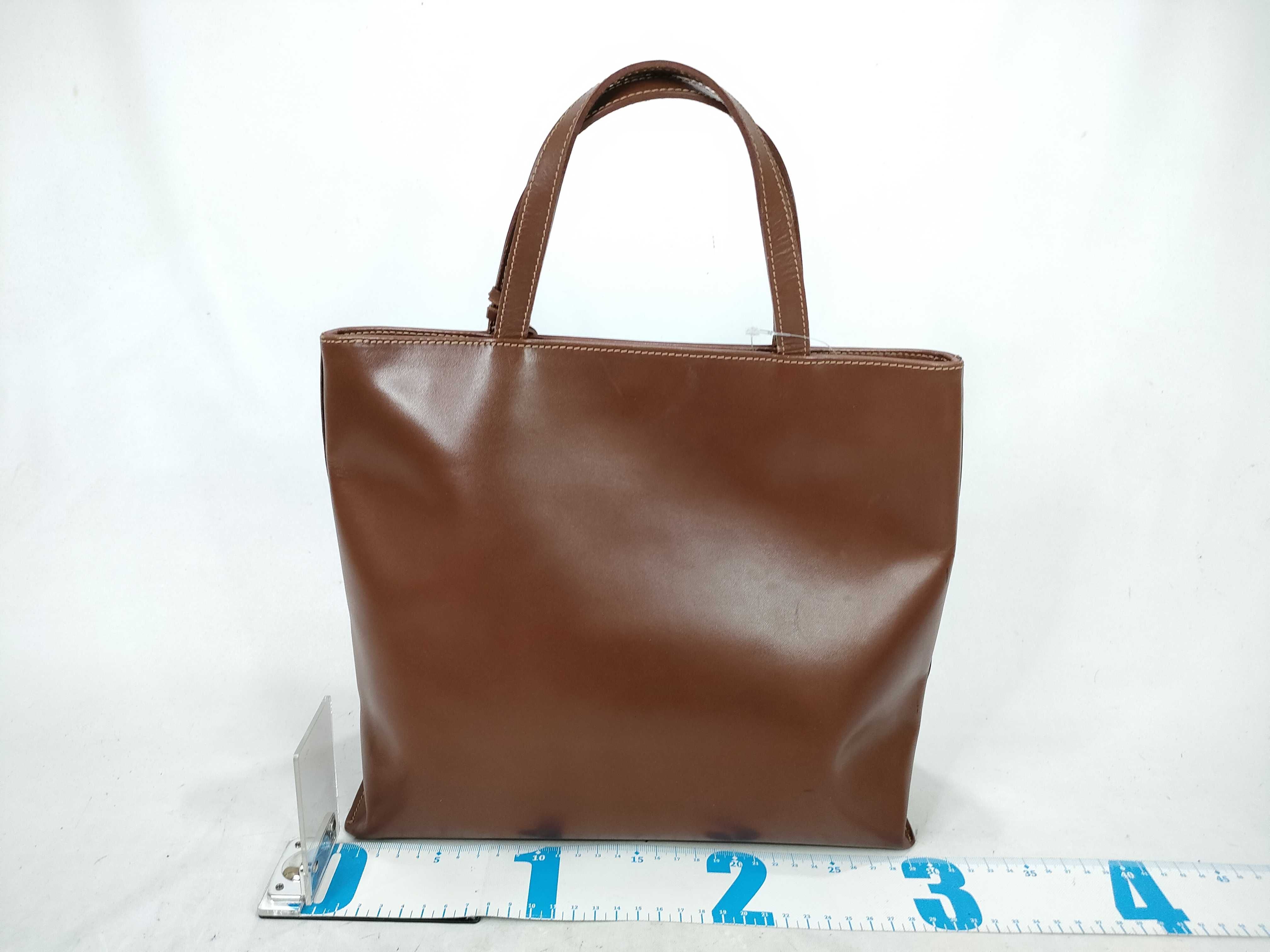 Leather Handbag with Nova Check Interior — view 2
