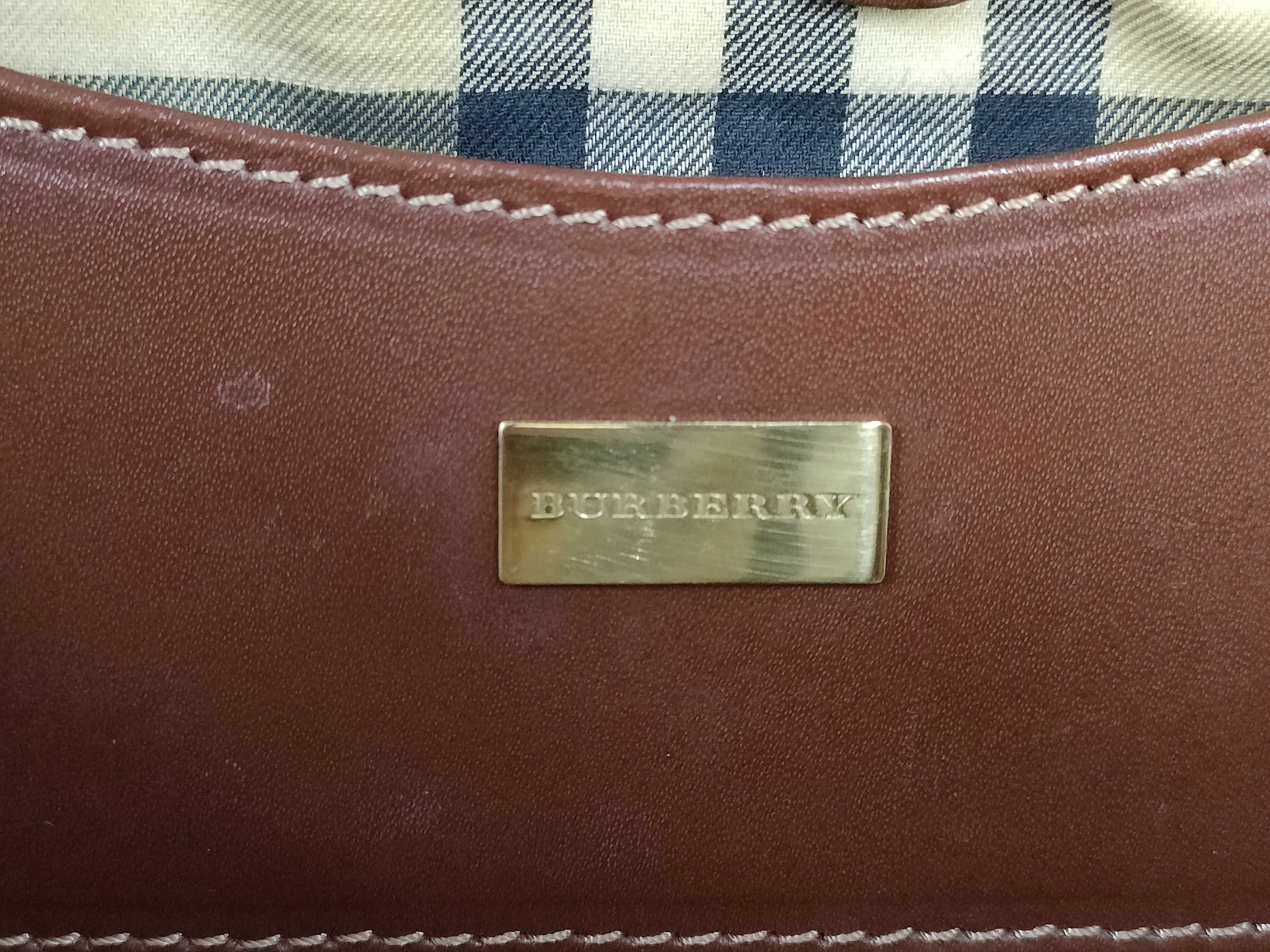 Leather Handbag with Nova Check Interior — view 12