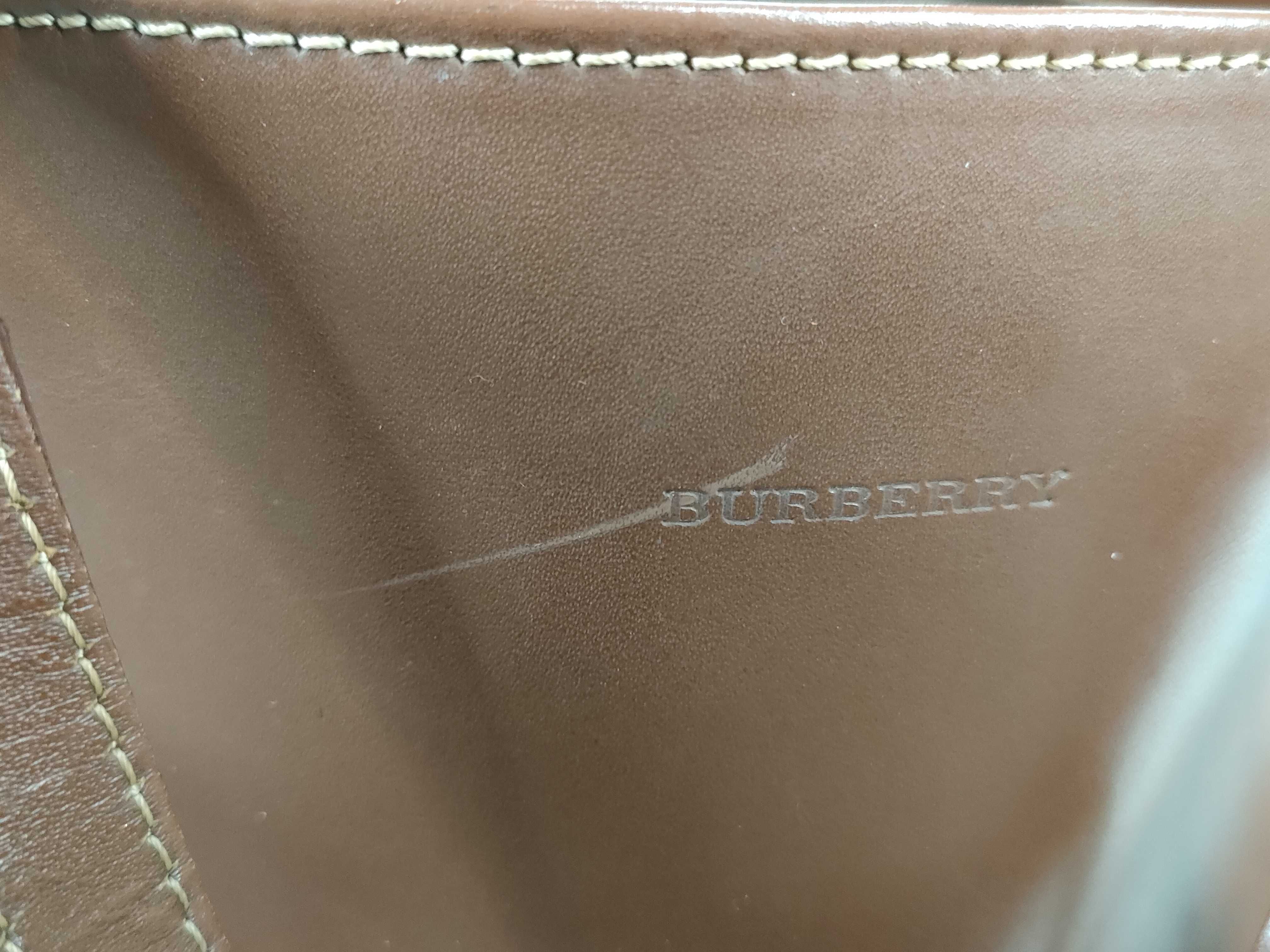 Leather Handbag with Nova Check Interior — view 14