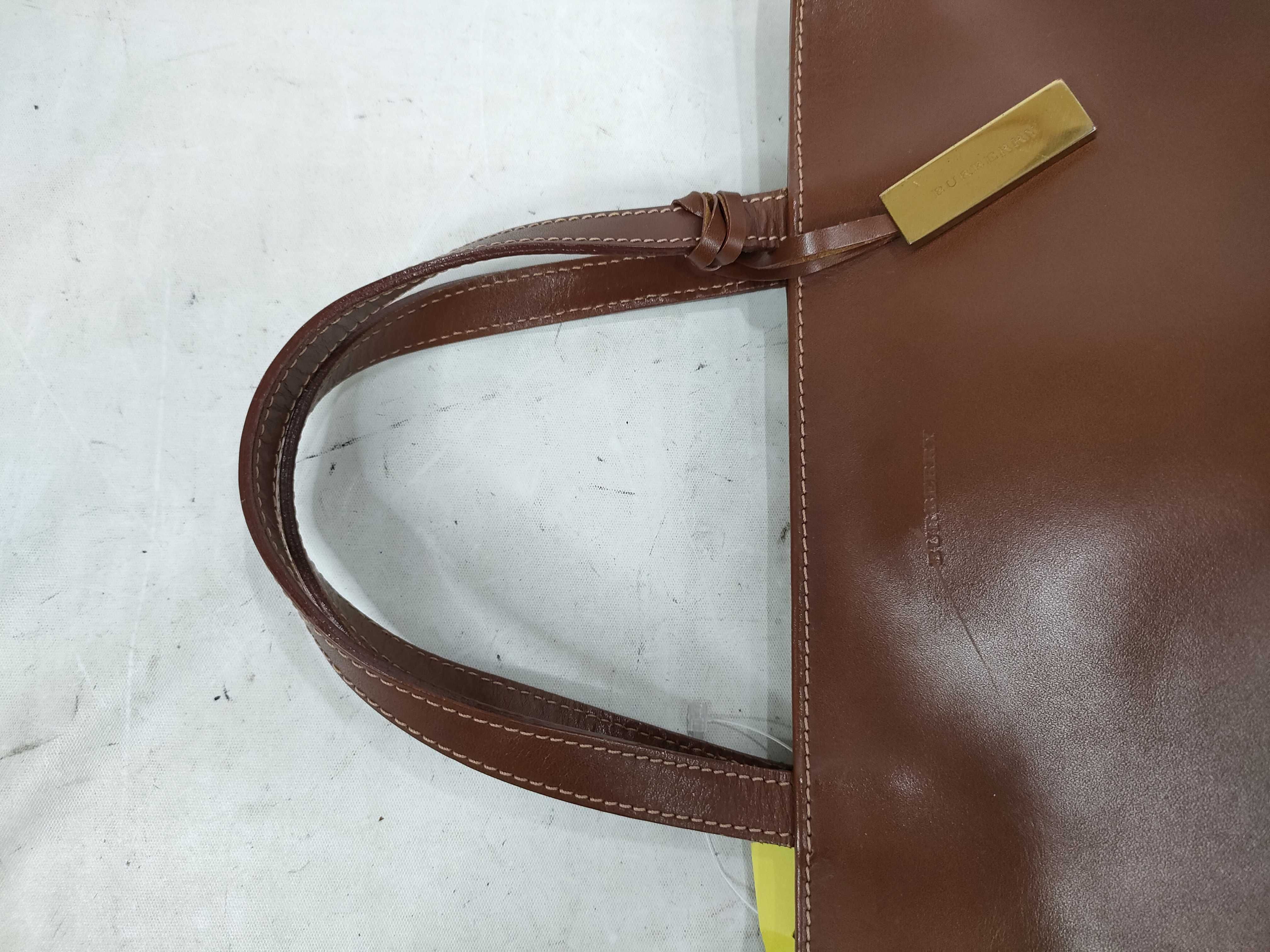 Leather Handbag with Nova Check Interior — view 3