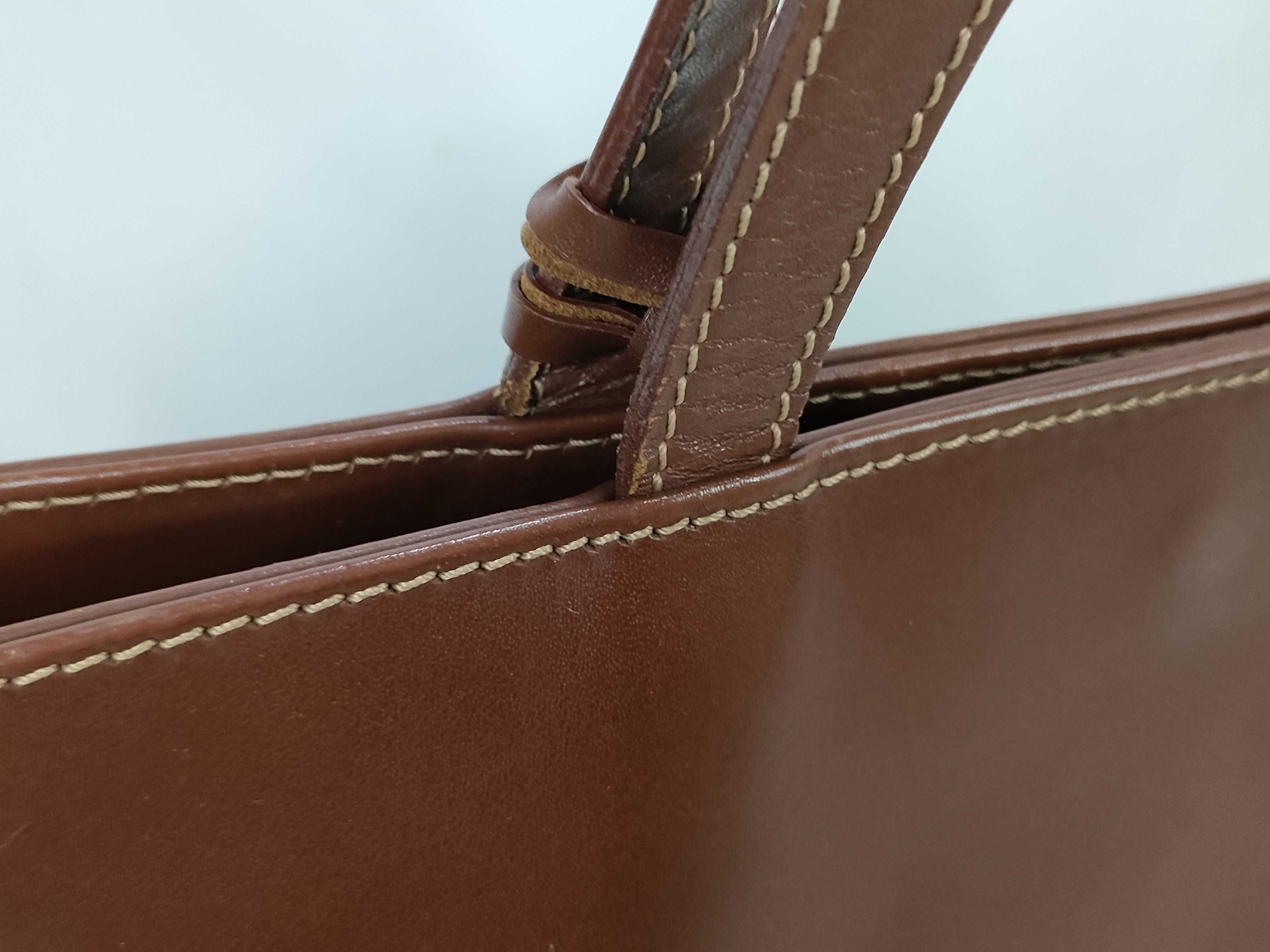 Leather Handbag with Nova Check Interior — view 5