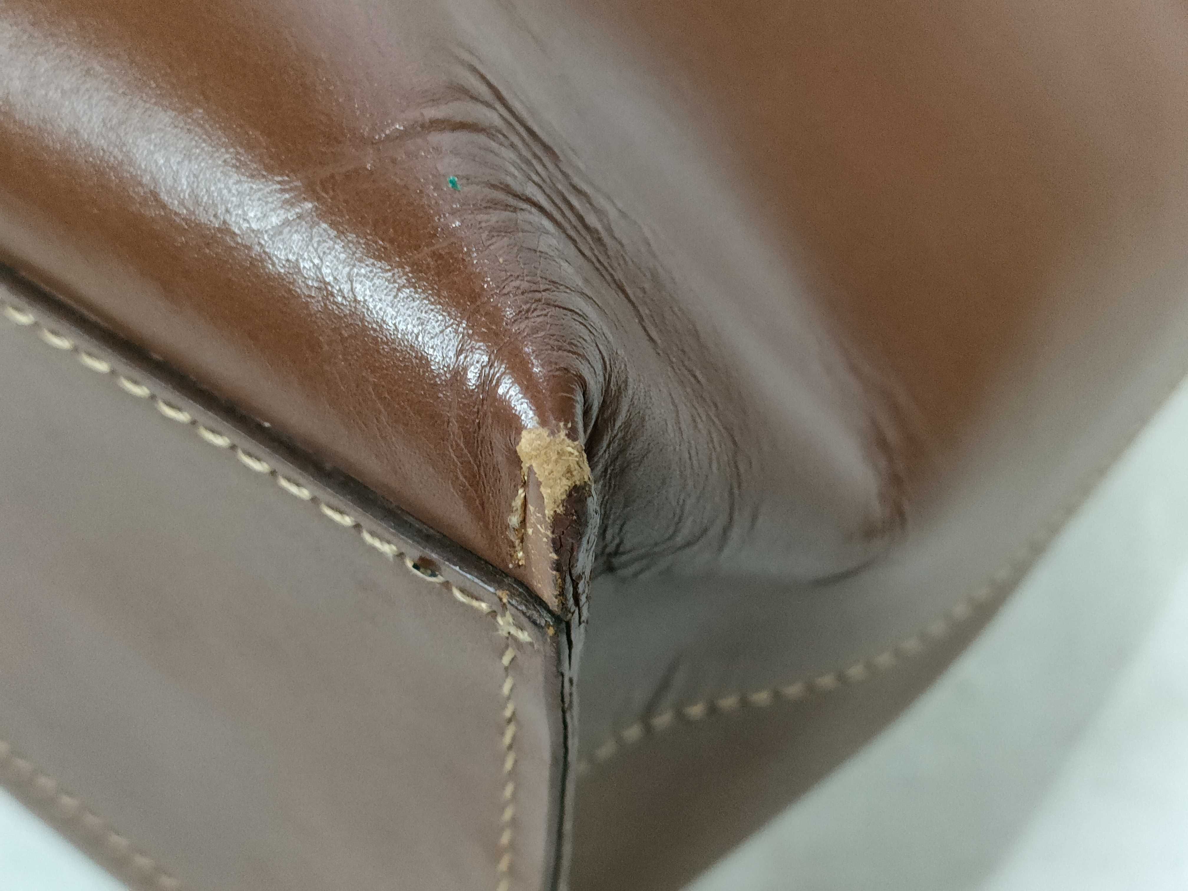 Leather Handbag with Nova Check Interior — view 7