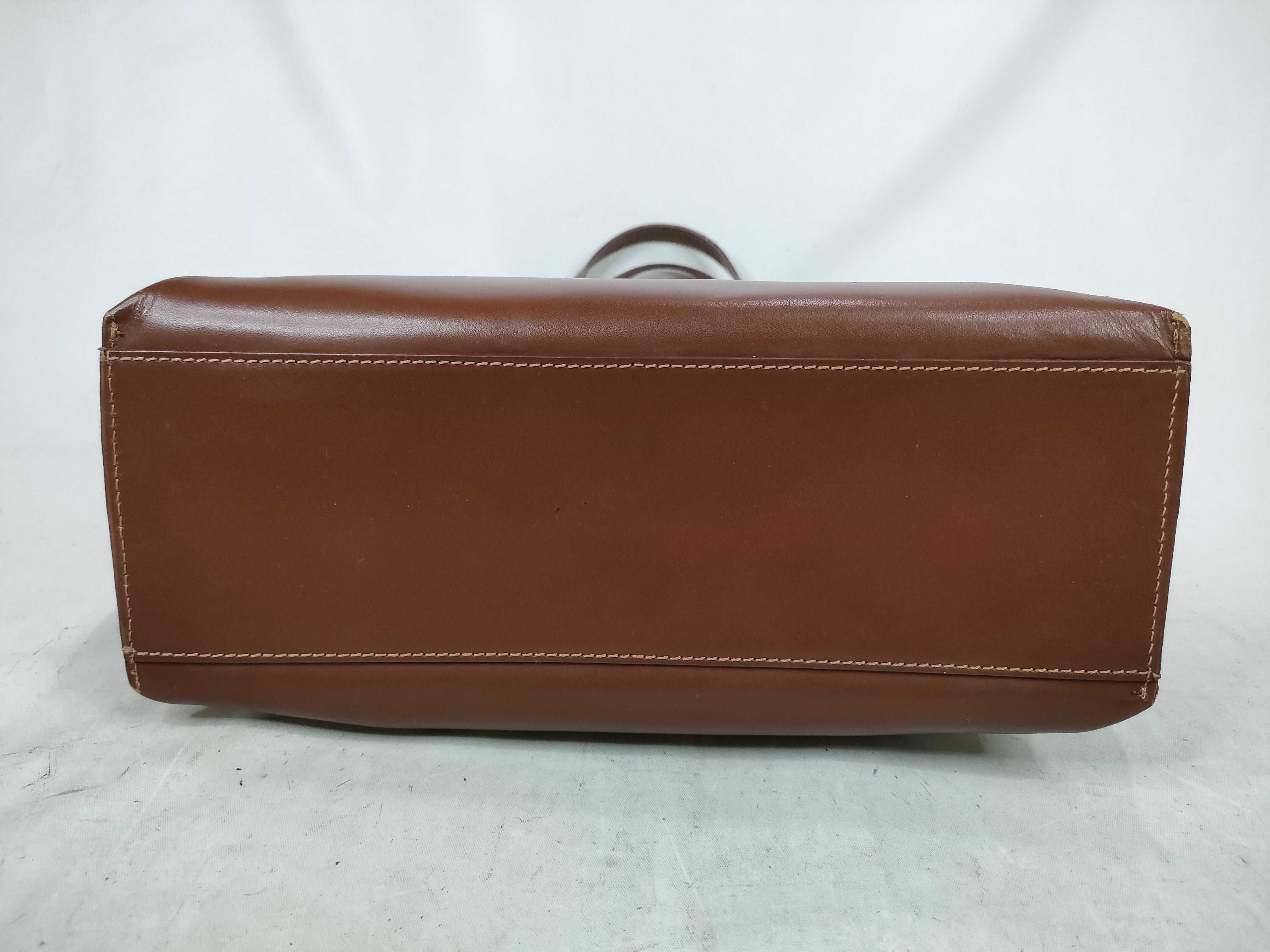 Leather Handbag with Nova Check Interior — view 8