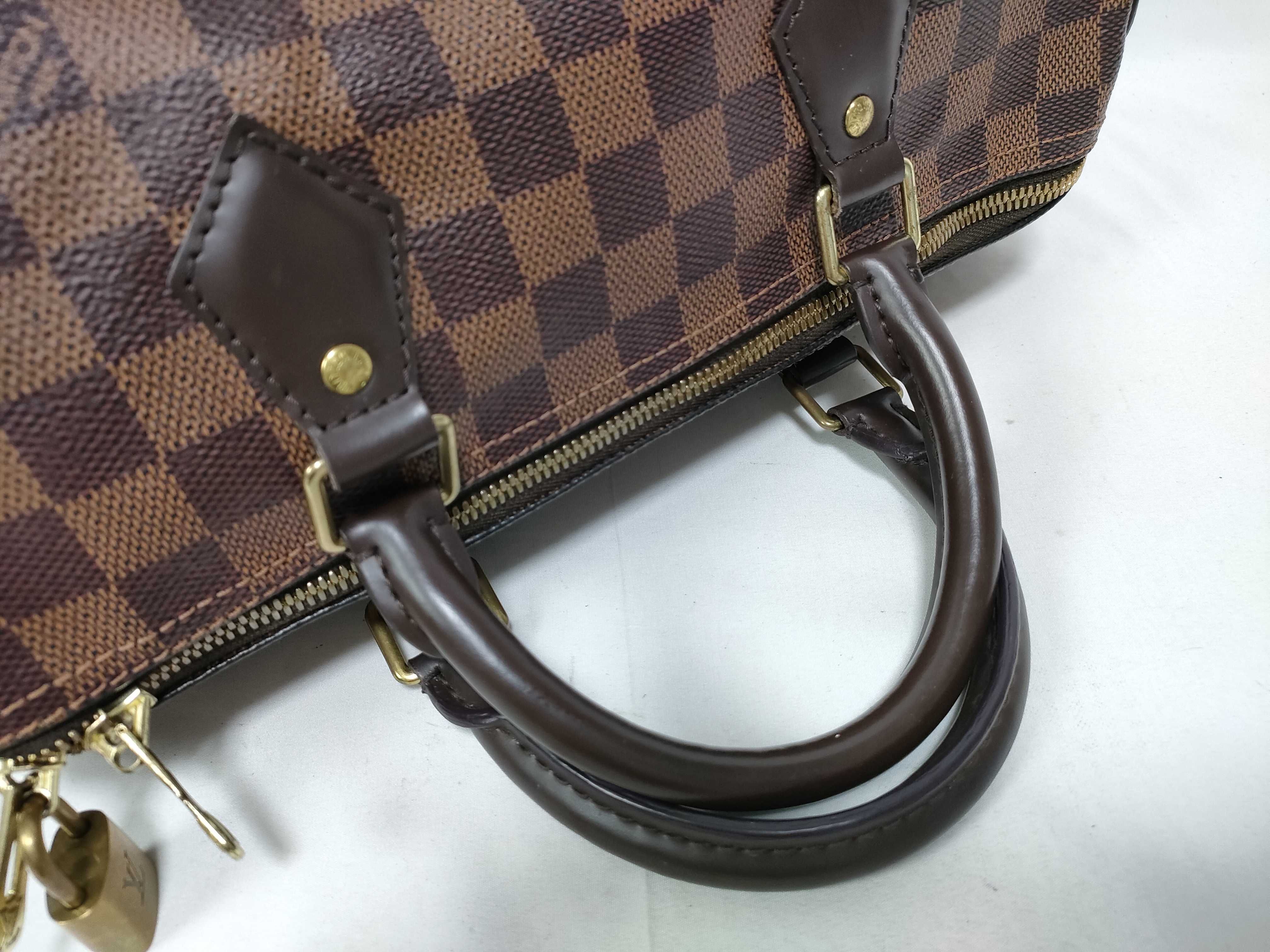 Damier Ebene Speedy Bandoulière 30 N40590 Handbag — view 12