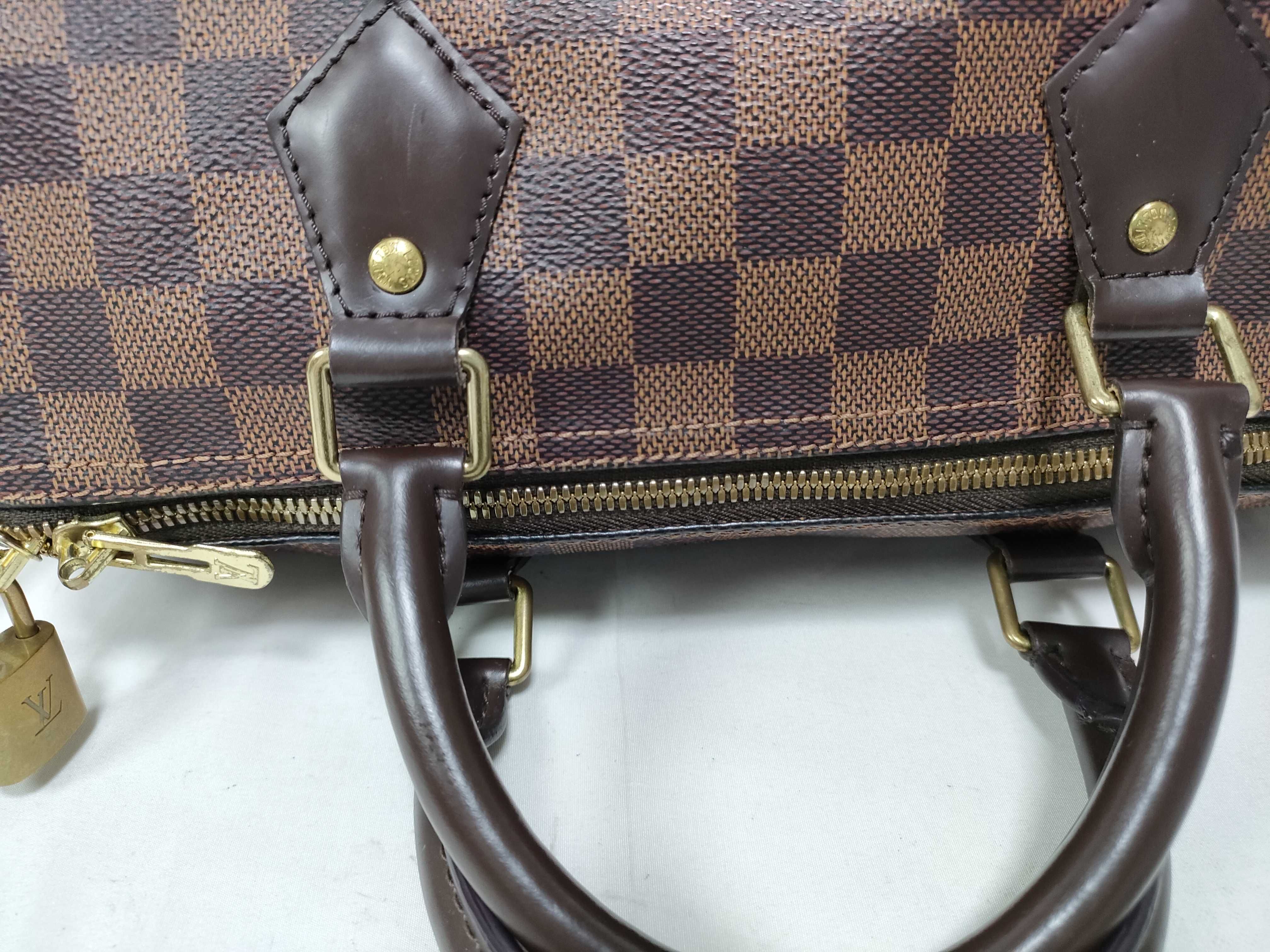 Damier Ebene Speedy Bandoulière 30 N40590 Handbag — view 9
