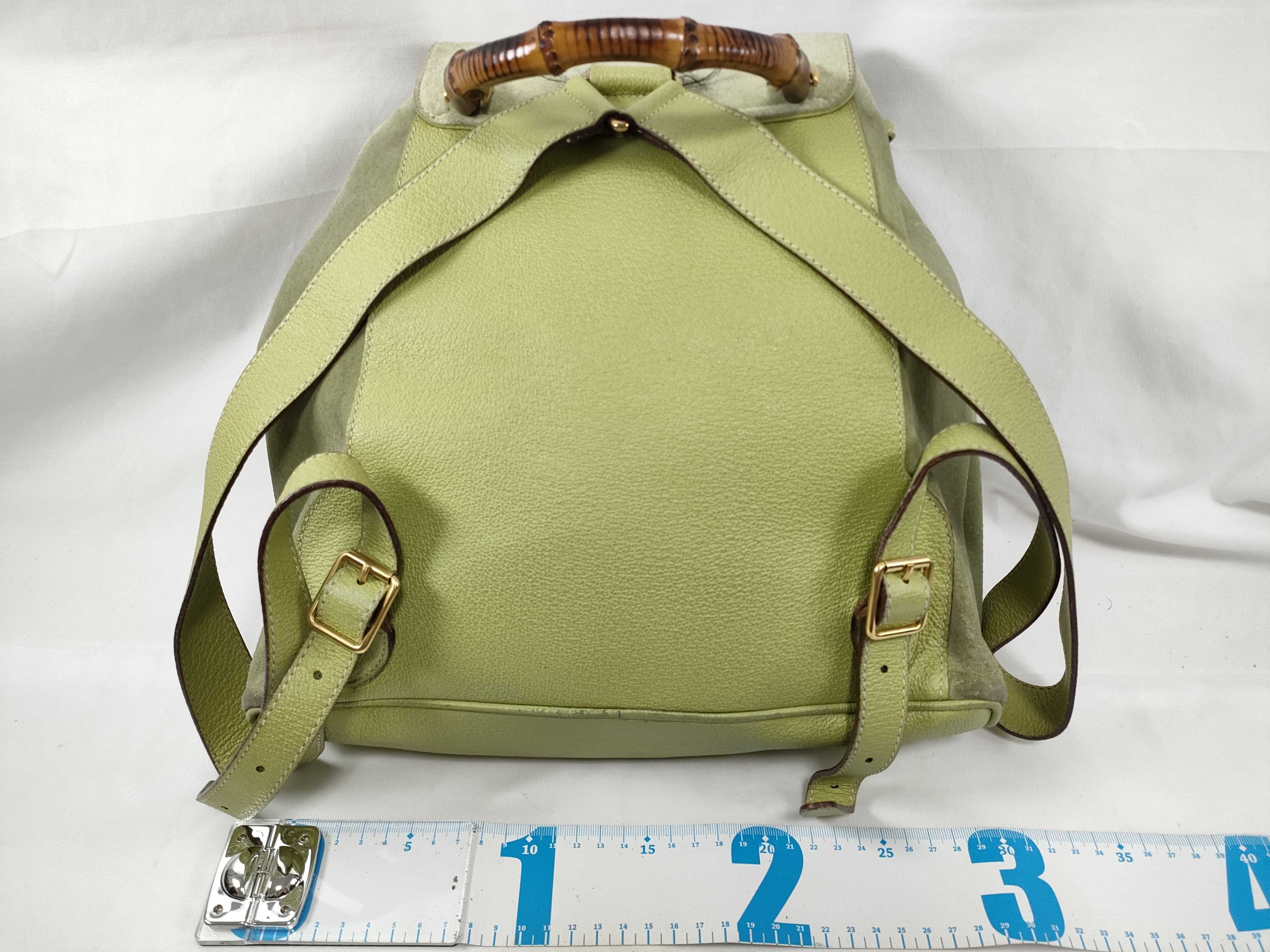 Bamboo Backpack (Bamboo/Suede/Green/003-2058-0016) — view 2