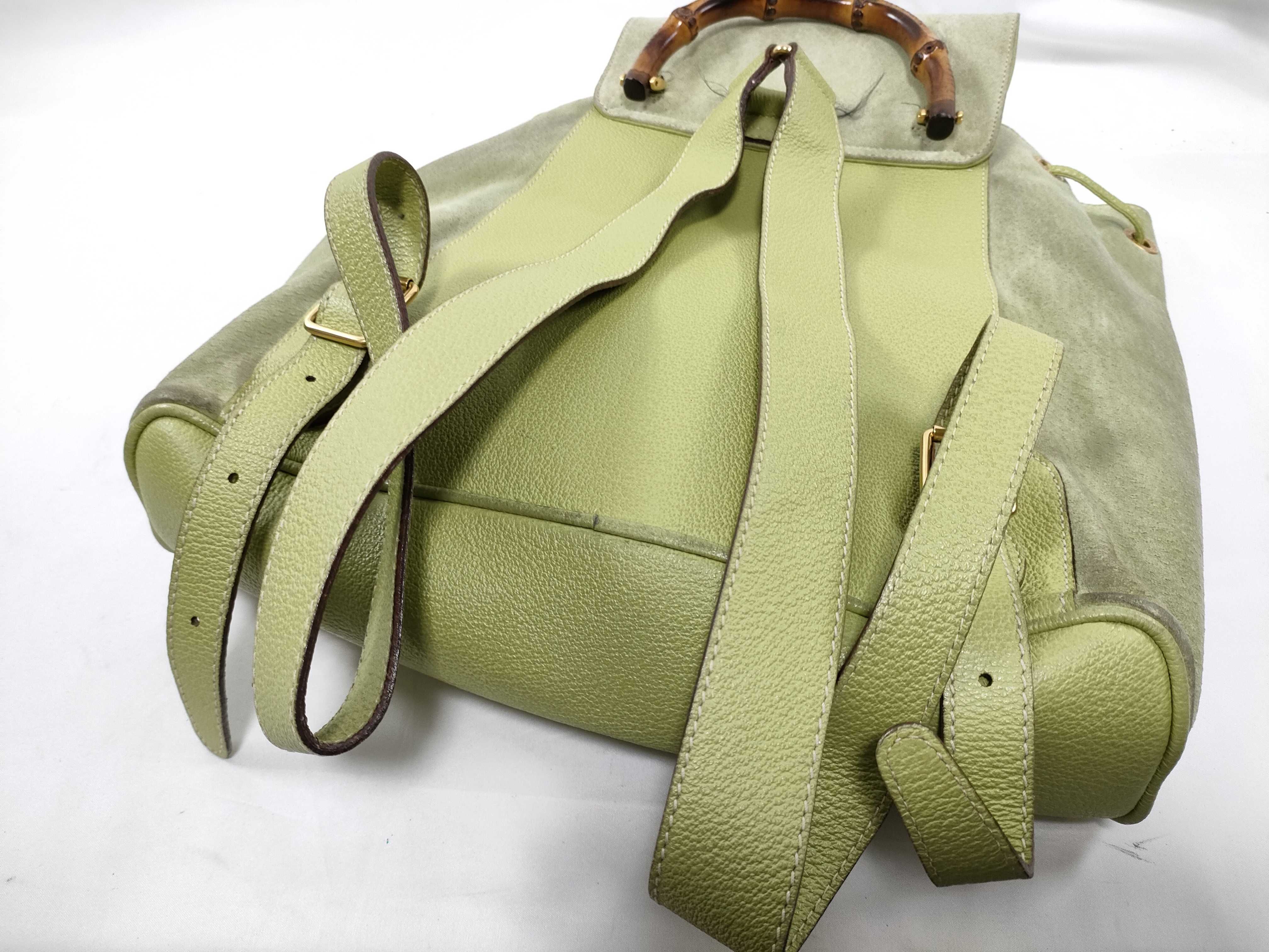 Bamboo Backpack (Bamboo/Suede/Green/003-2058-0016) — view 14