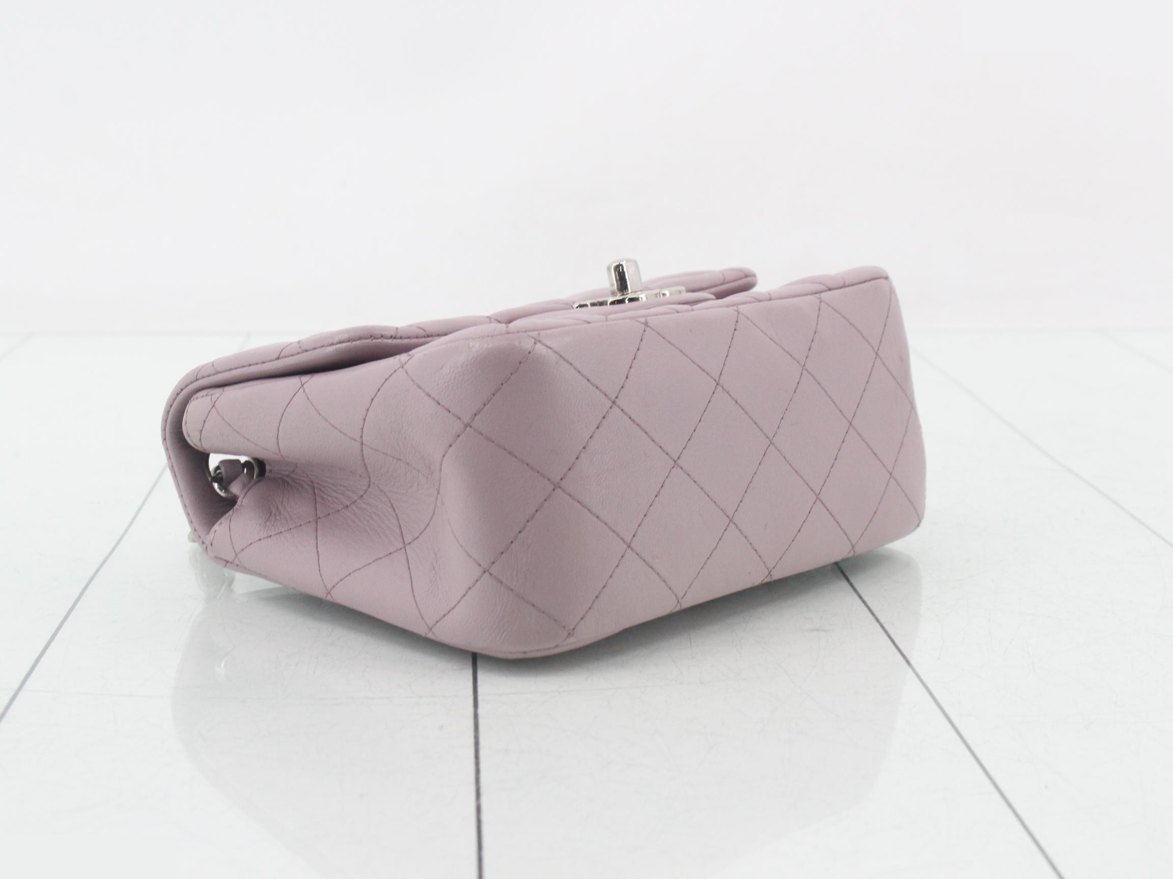 Matelassé Lambskin Shoulder Bag — view 5