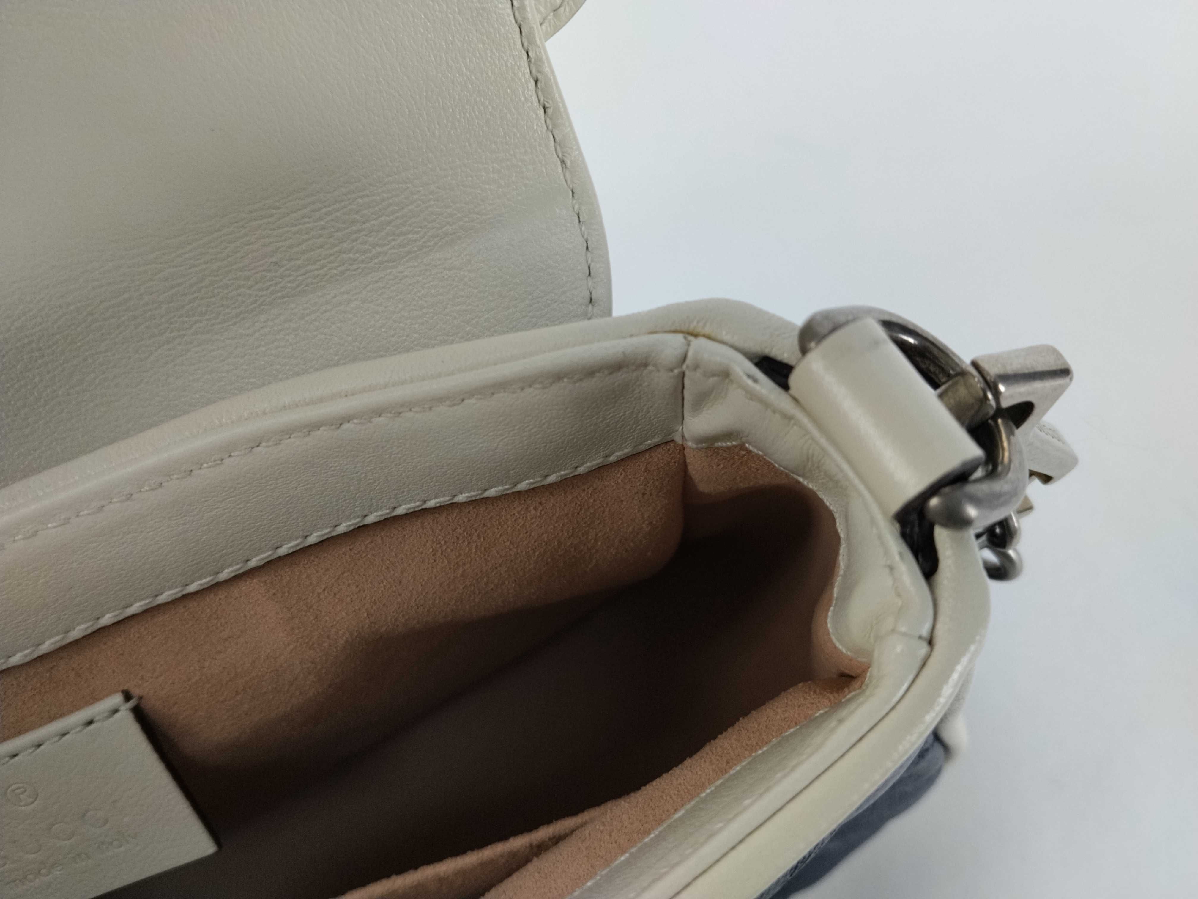 Marmont blue shoulder bag/handbag with handle — view 12