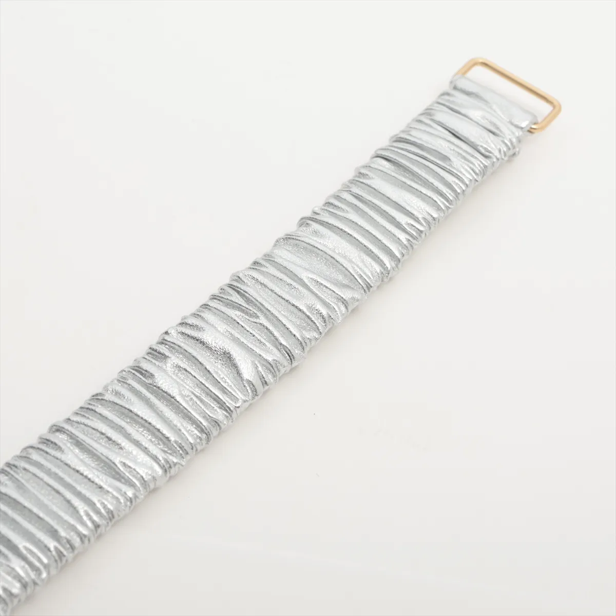 Cocomark A23C Belt 70 Leather Silver Thread — view 3