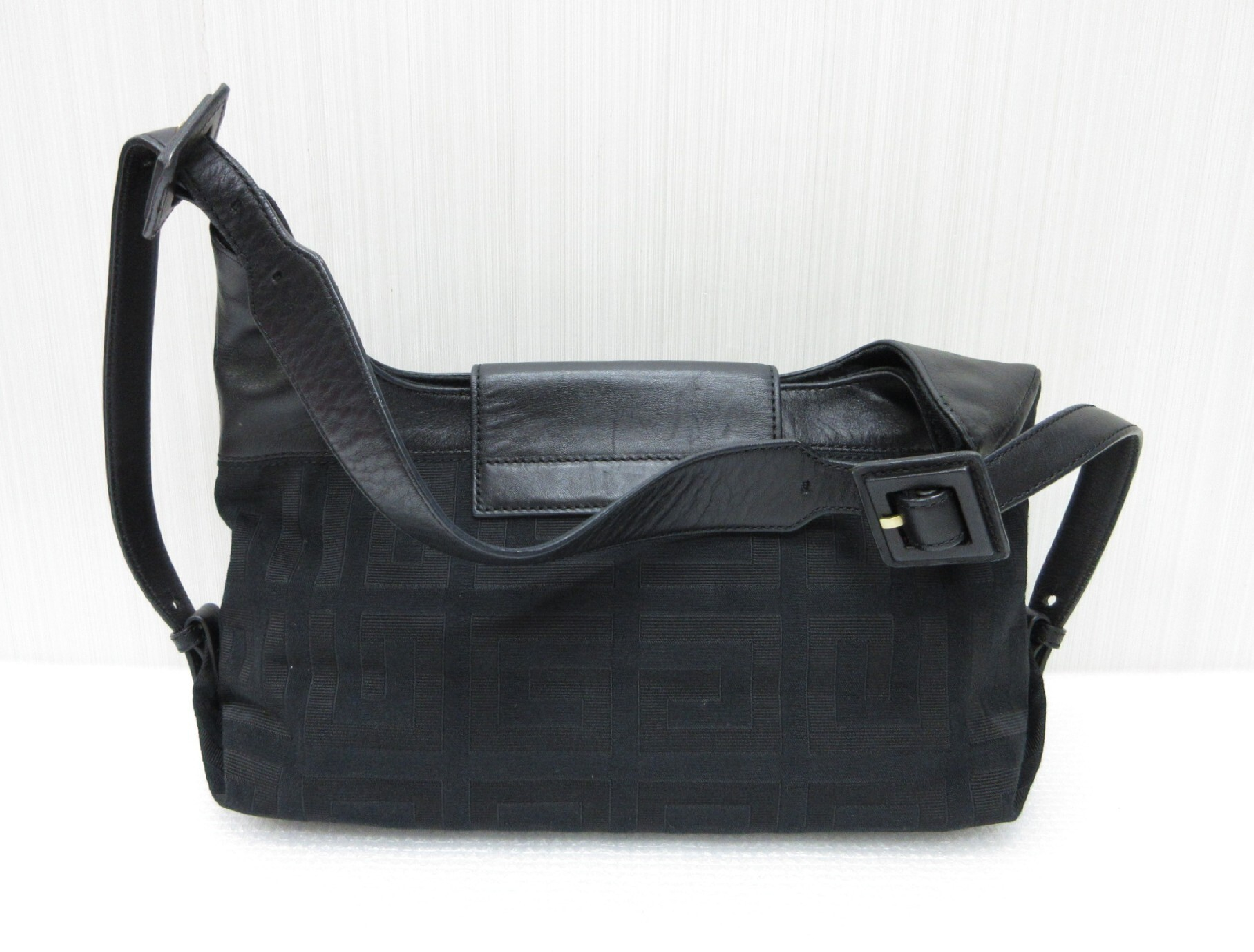 Canvas Leather Handbag One-Shoulder Bag — view 2