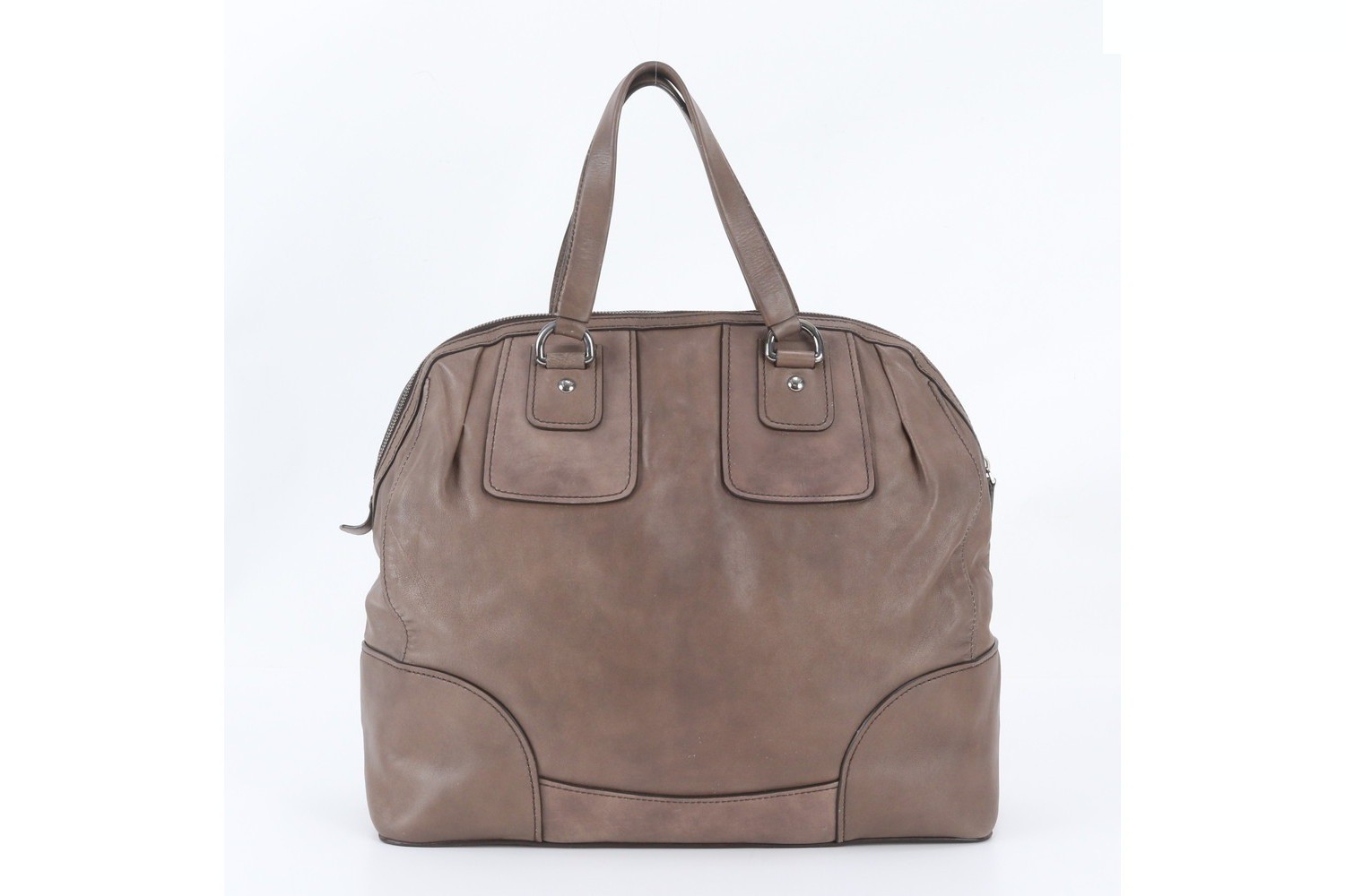 Leather Big Tote Boston Bag - Perfect for Business Trips, Travel, and More — view 3