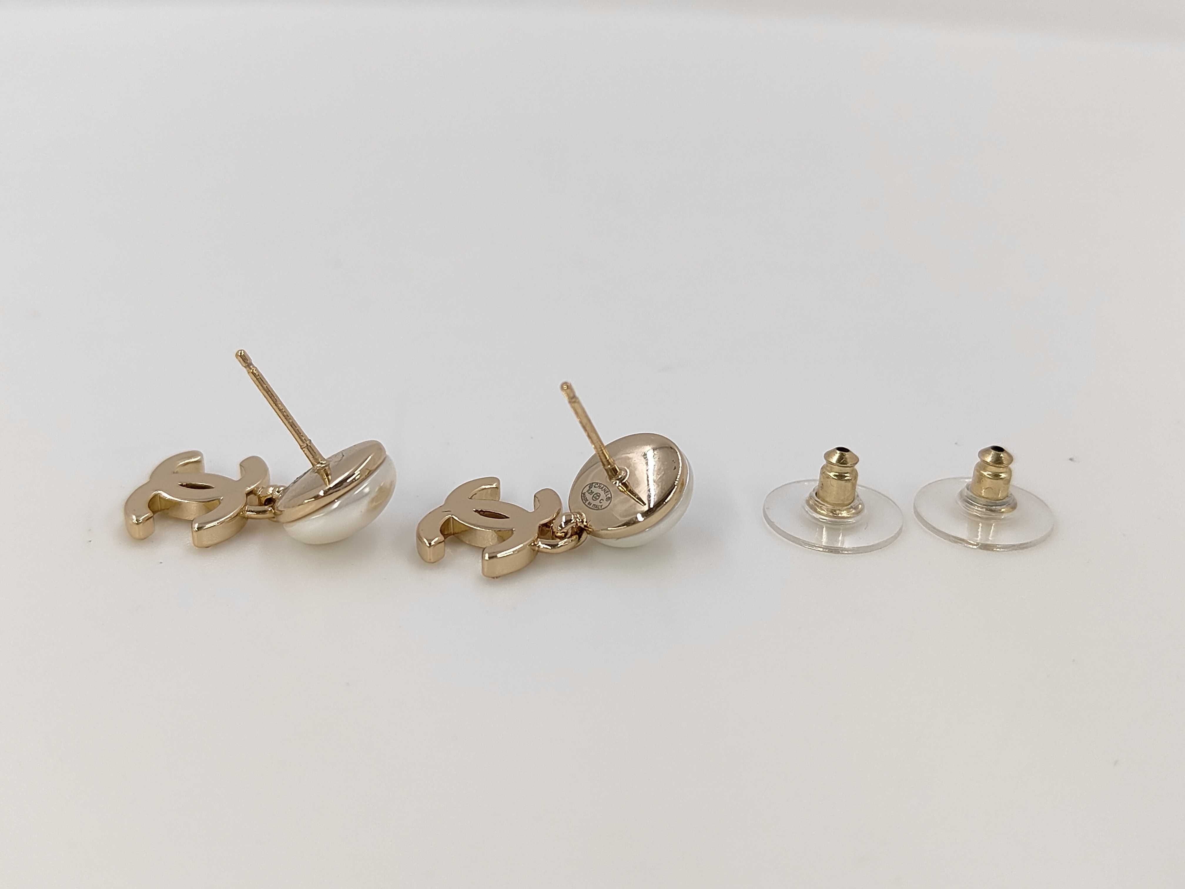 Pearl-like Earrings, GP Earrings — view 3