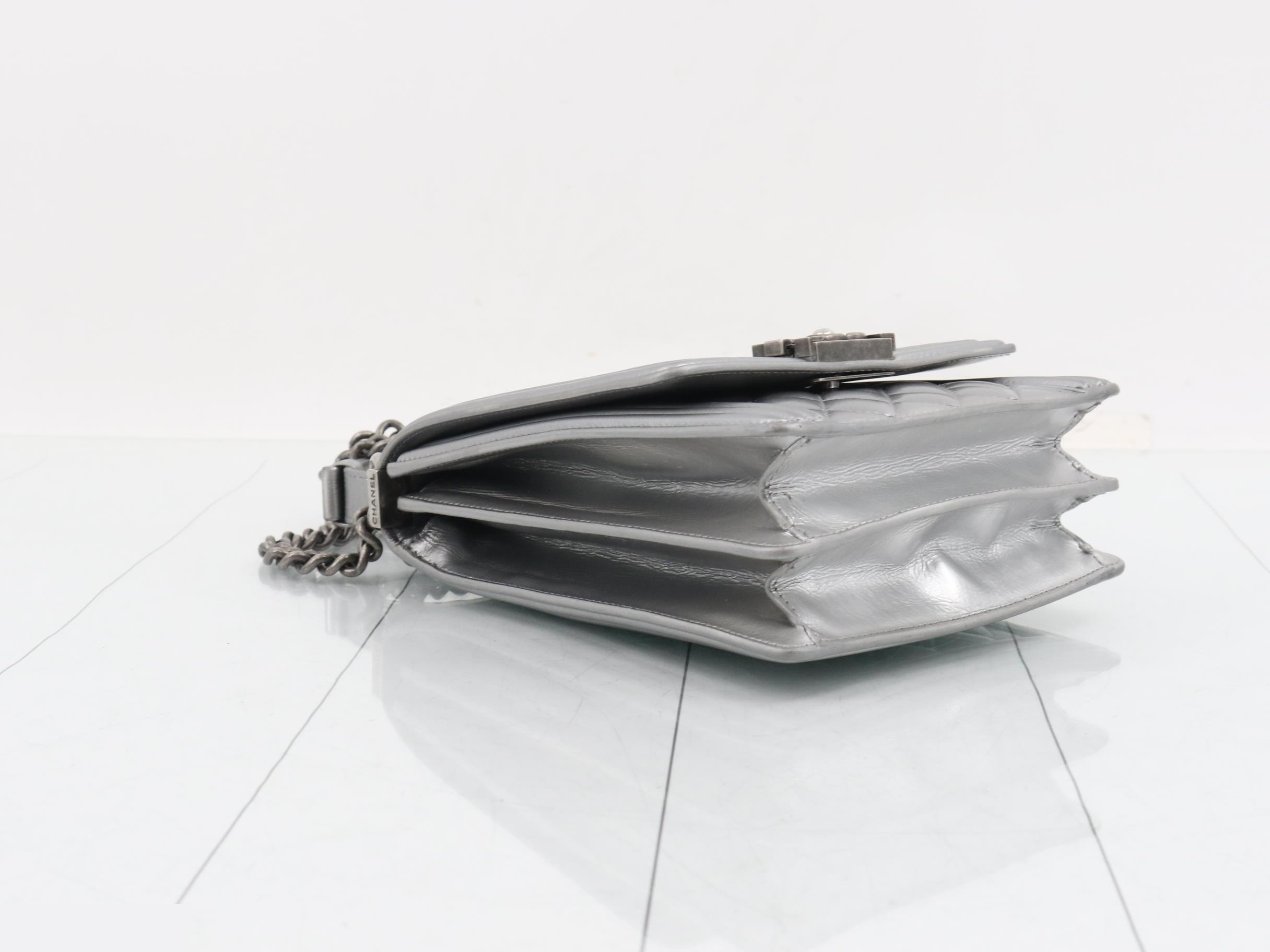 Boy Chanel Matelassé Shoulder Bag — view 5