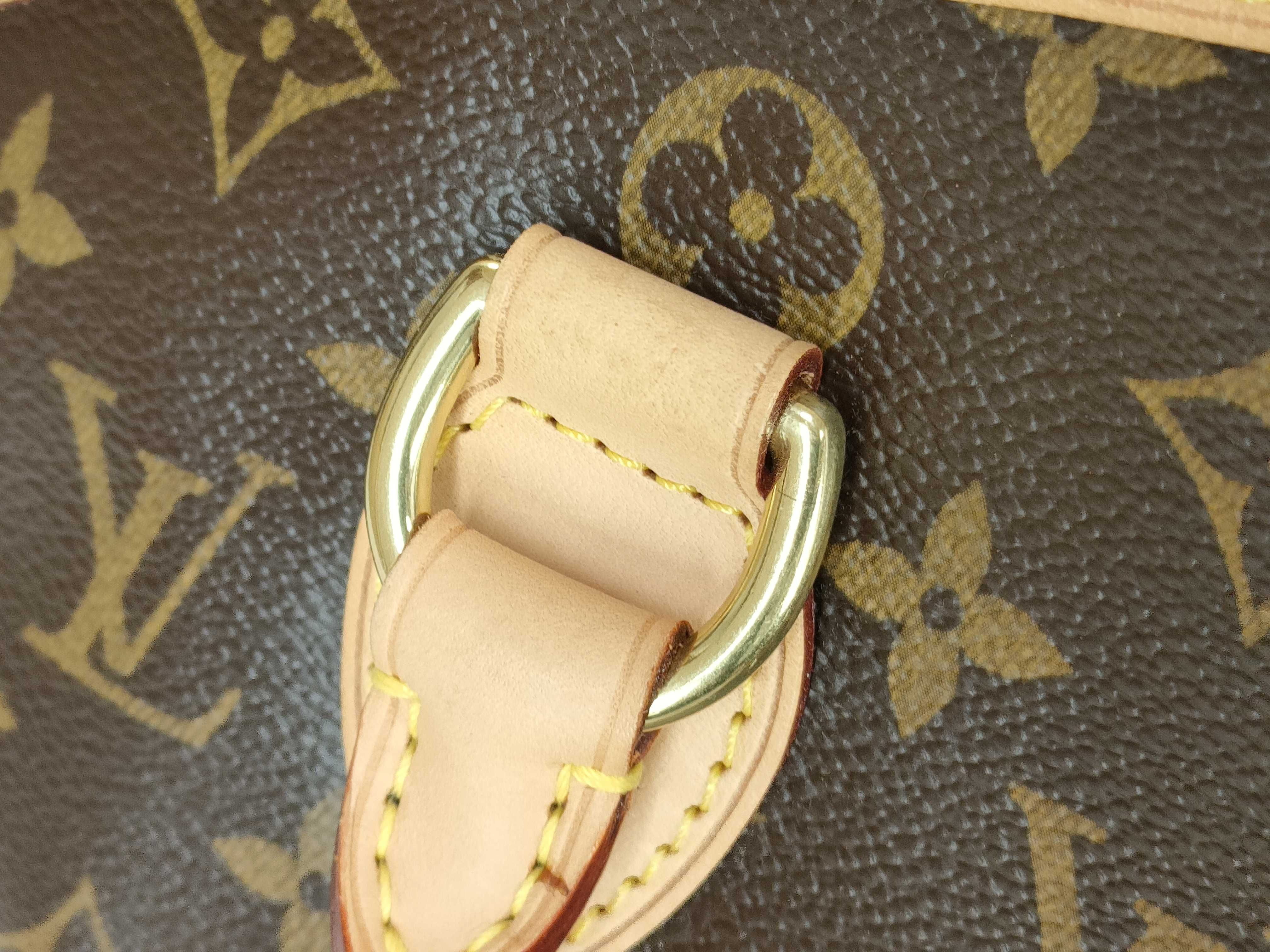 Monogram Louis Vuitton Brown Monogram M40104 Alockit Horizontal Handbag — view 5