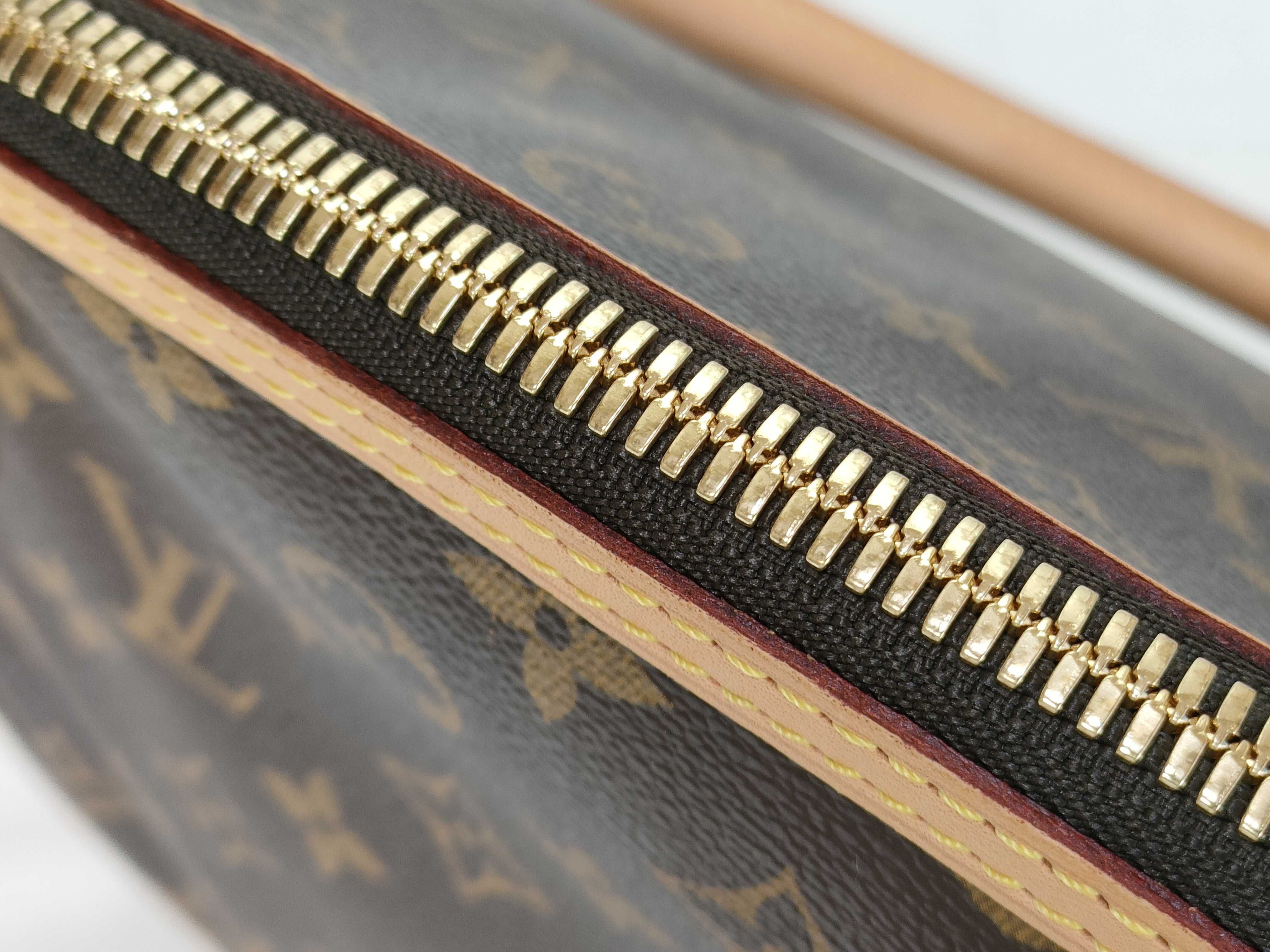 Monogram Louis Vuitton Brown Monogram M40104 Alockit Horizontal Handbag — view 6