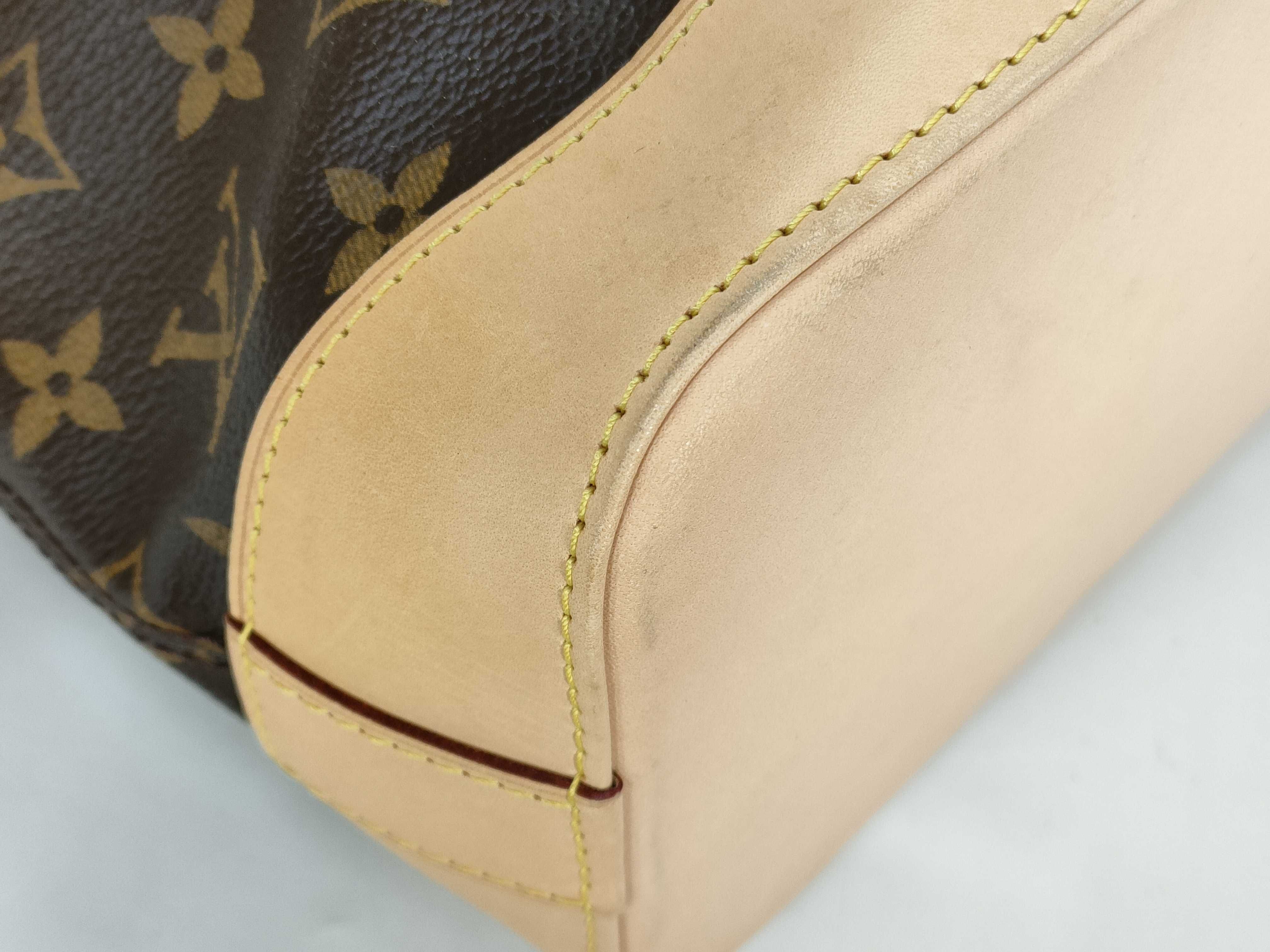 Monogram Louis Vuitton Brown Monogram M40104 Alockit Horizontal Handbag — view 7