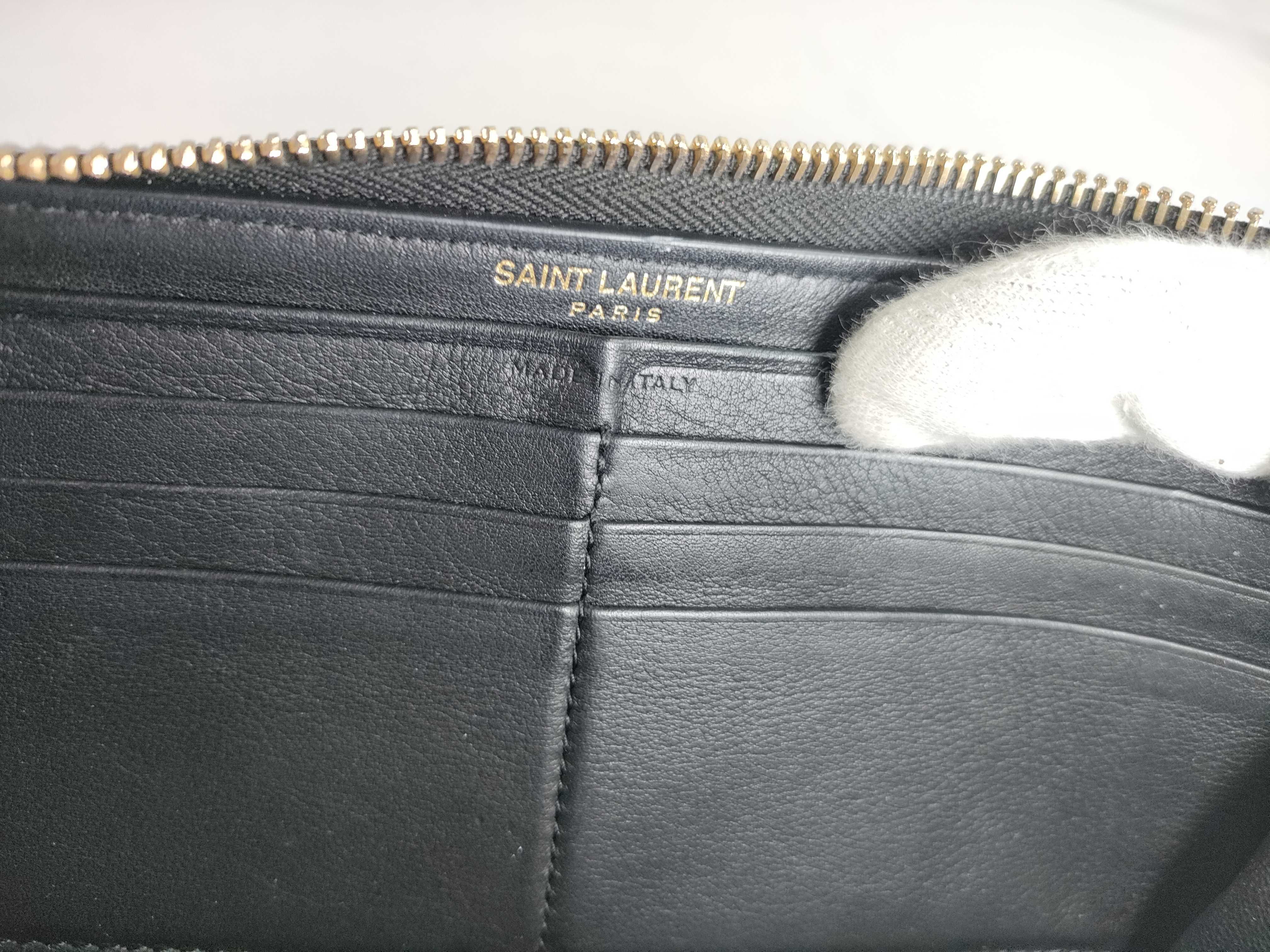 Long Wallet, Round Zip, Black Wallet — view 12