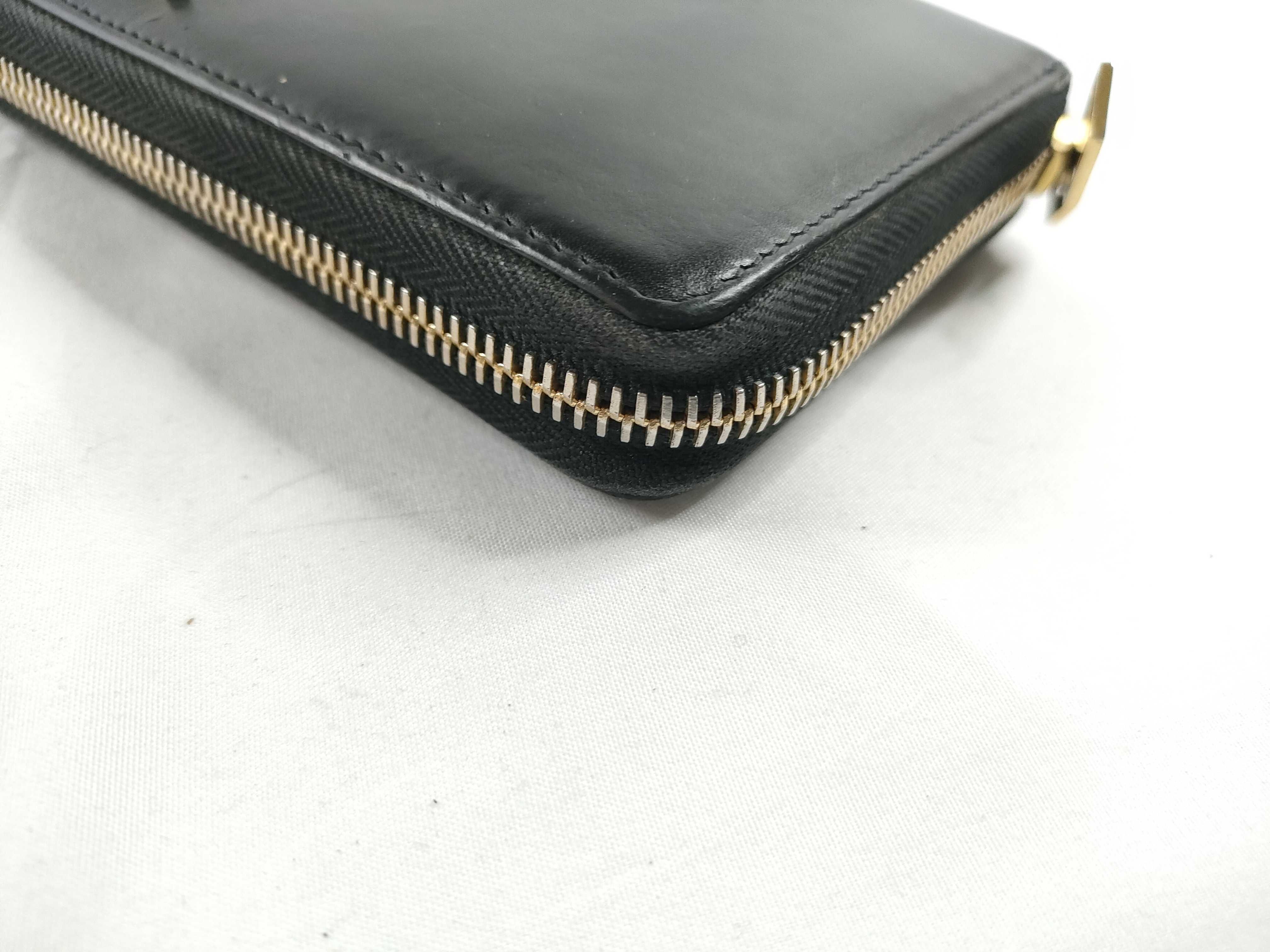 Long Wallet, Round Zip, Black Wallet — view 4